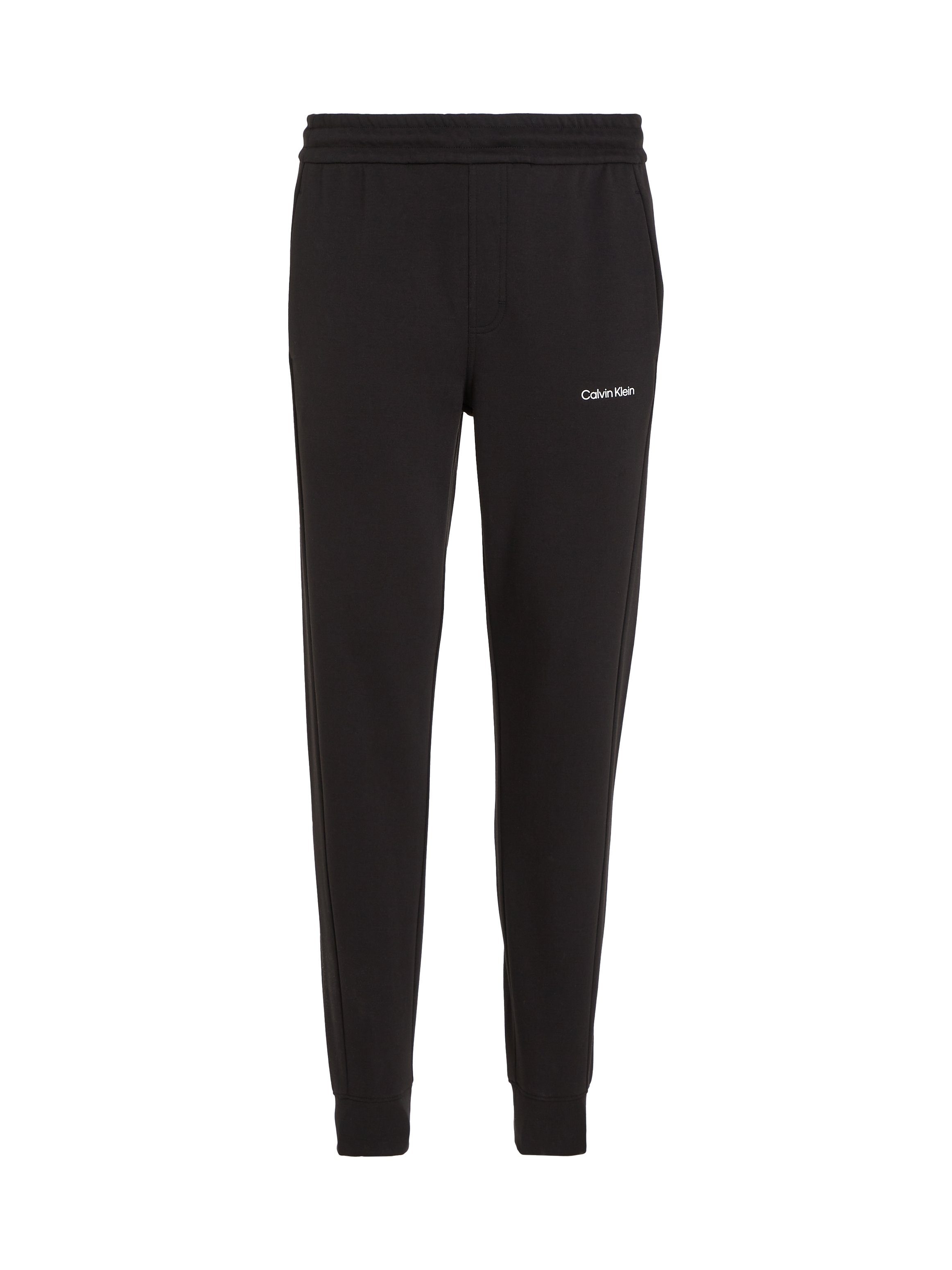 Calvin Klein Sweatbroek MICRO LOGO JOGGER met contrasterende zoom aan de broekspijp