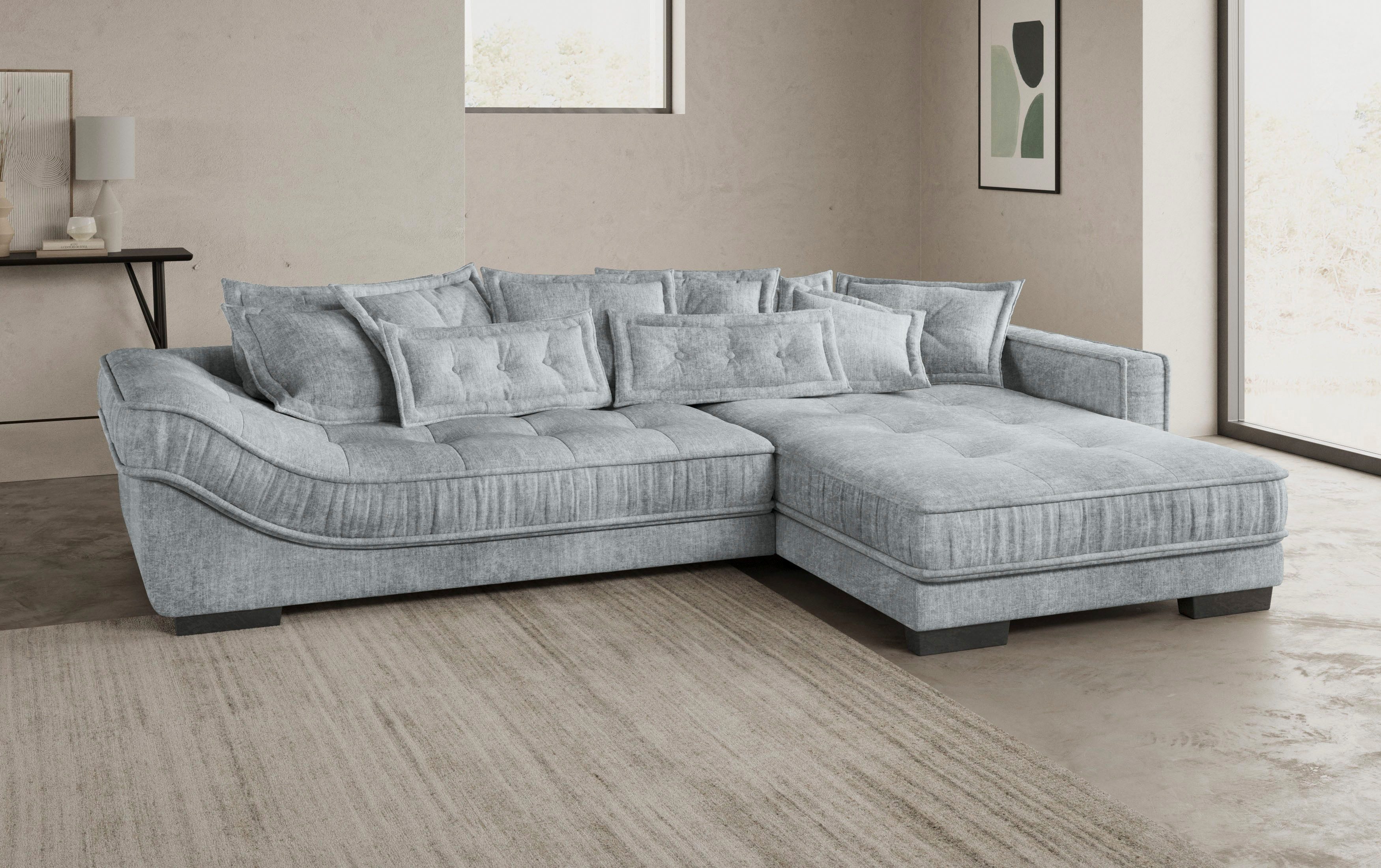 Mr. Couch Hoekbank Diwan II DuraFlex L-vorm DuraFlex koudschuim bekleding, tot 140 kg, 4 bekledingskwaliteiten