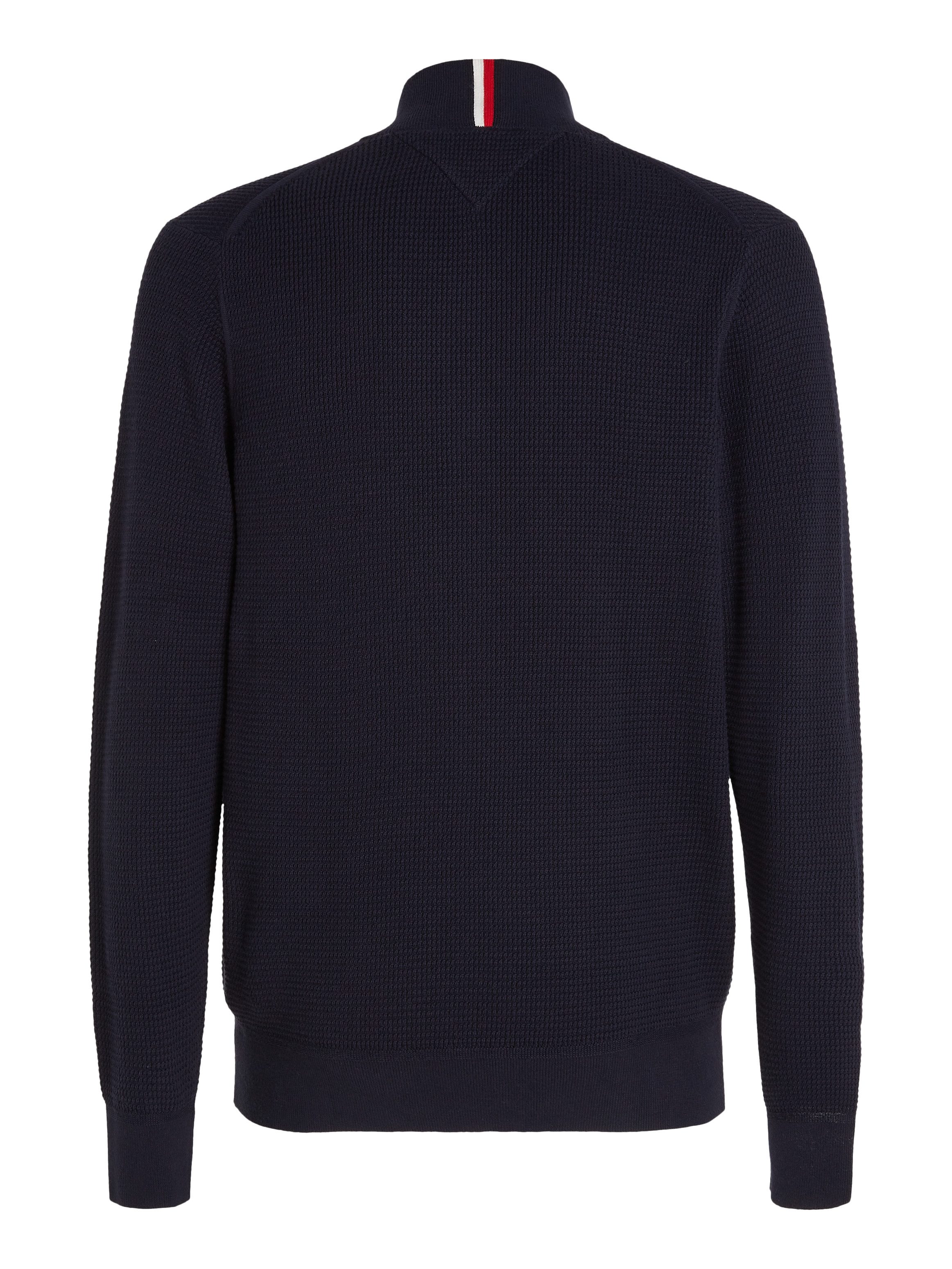 Tommy Hilfiger Cardigan REFINED STRUCTURE ZIP THRU
