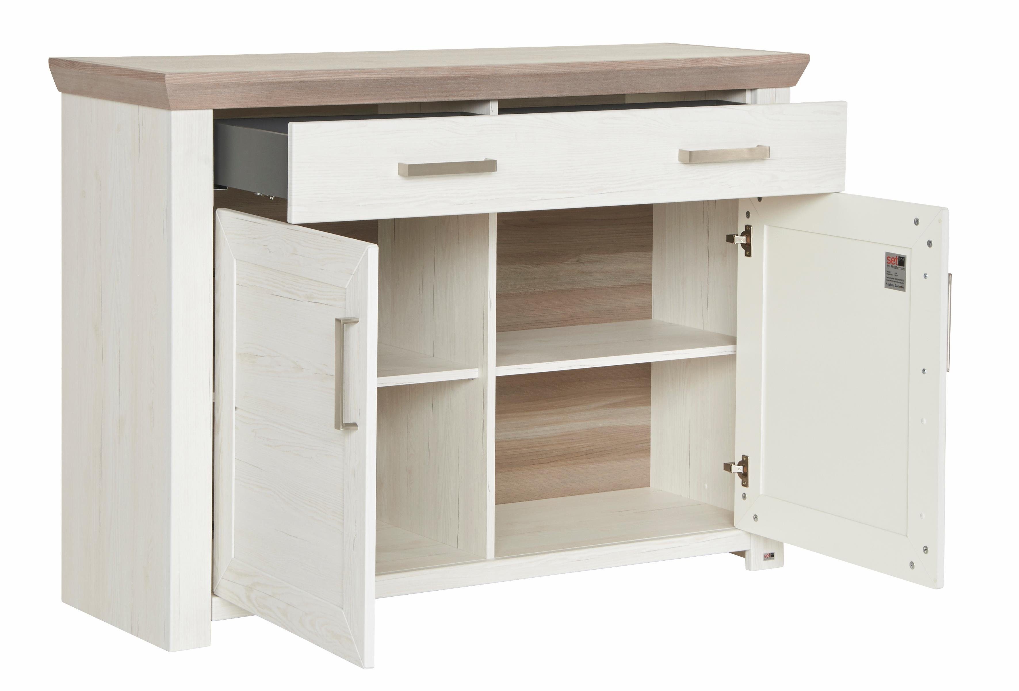 set one by Musterring Dressoir York Type 53, in 3 kleurvarianten verkrijgbaar, Landhuisstijl, Afmetingen 129 x 95 cm