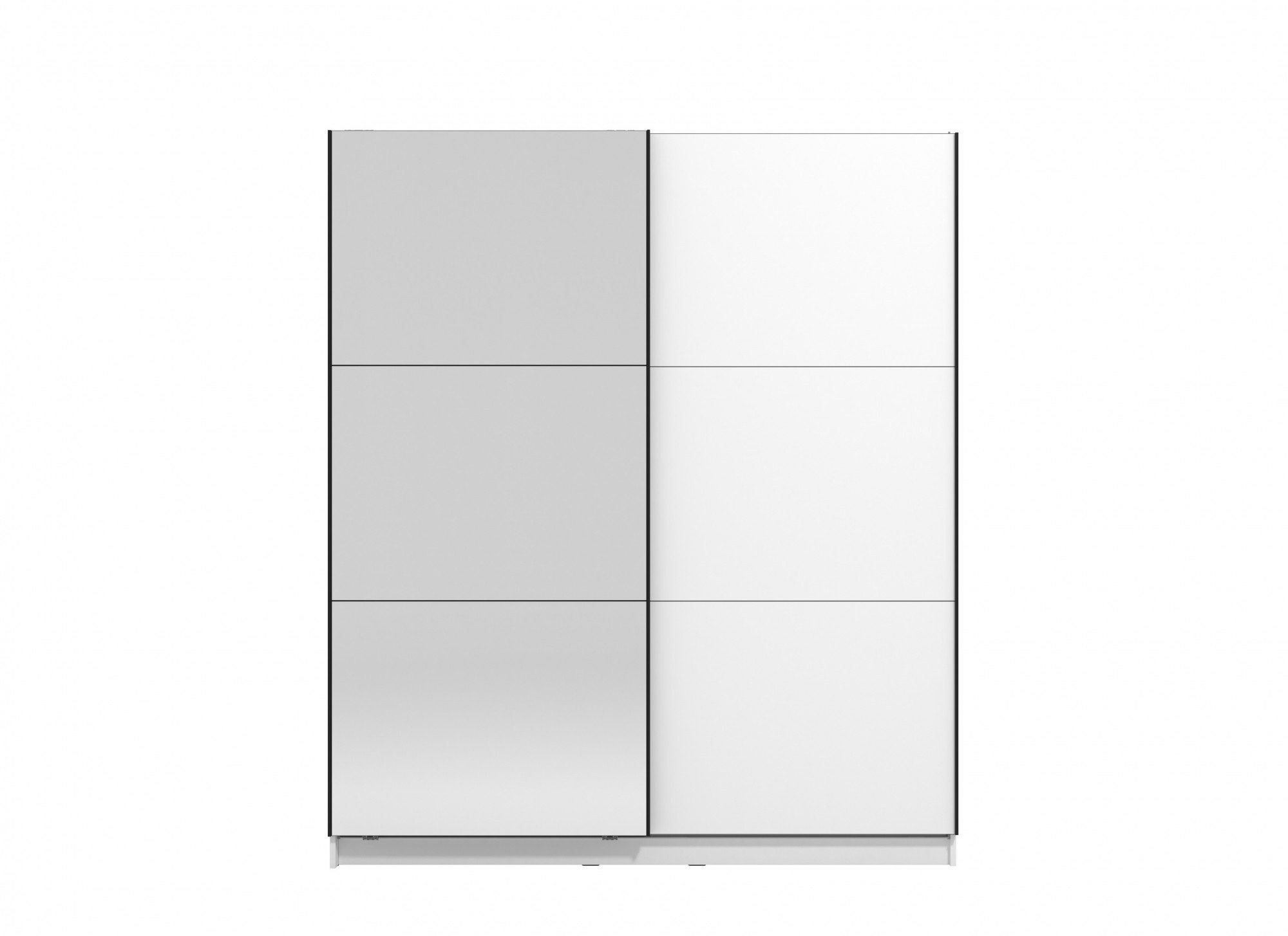 INOSIGN Zweefdeurkast Sierra kledingkast met spiegel linnenkast garderobe Topseller INCLUSIEF interne indeling, FSC®-gecertificeerd, OTTOs Choice