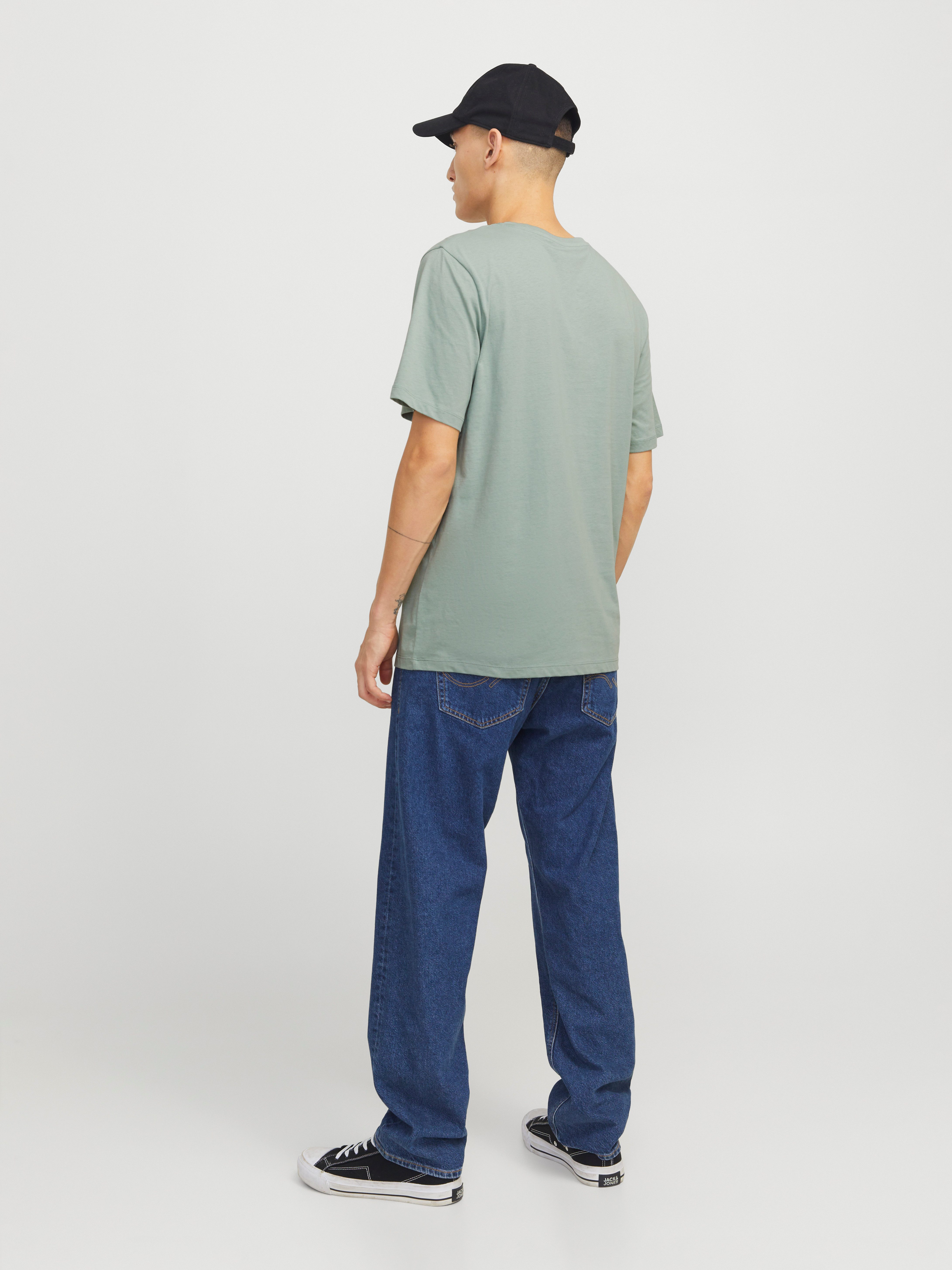 Jack & Jones Shirt met print JJHUDSON TEE SS CREW NECK