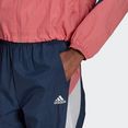 adidas performance trainingspak adidas sportswear game-time woven (set, 2-delig) roze
