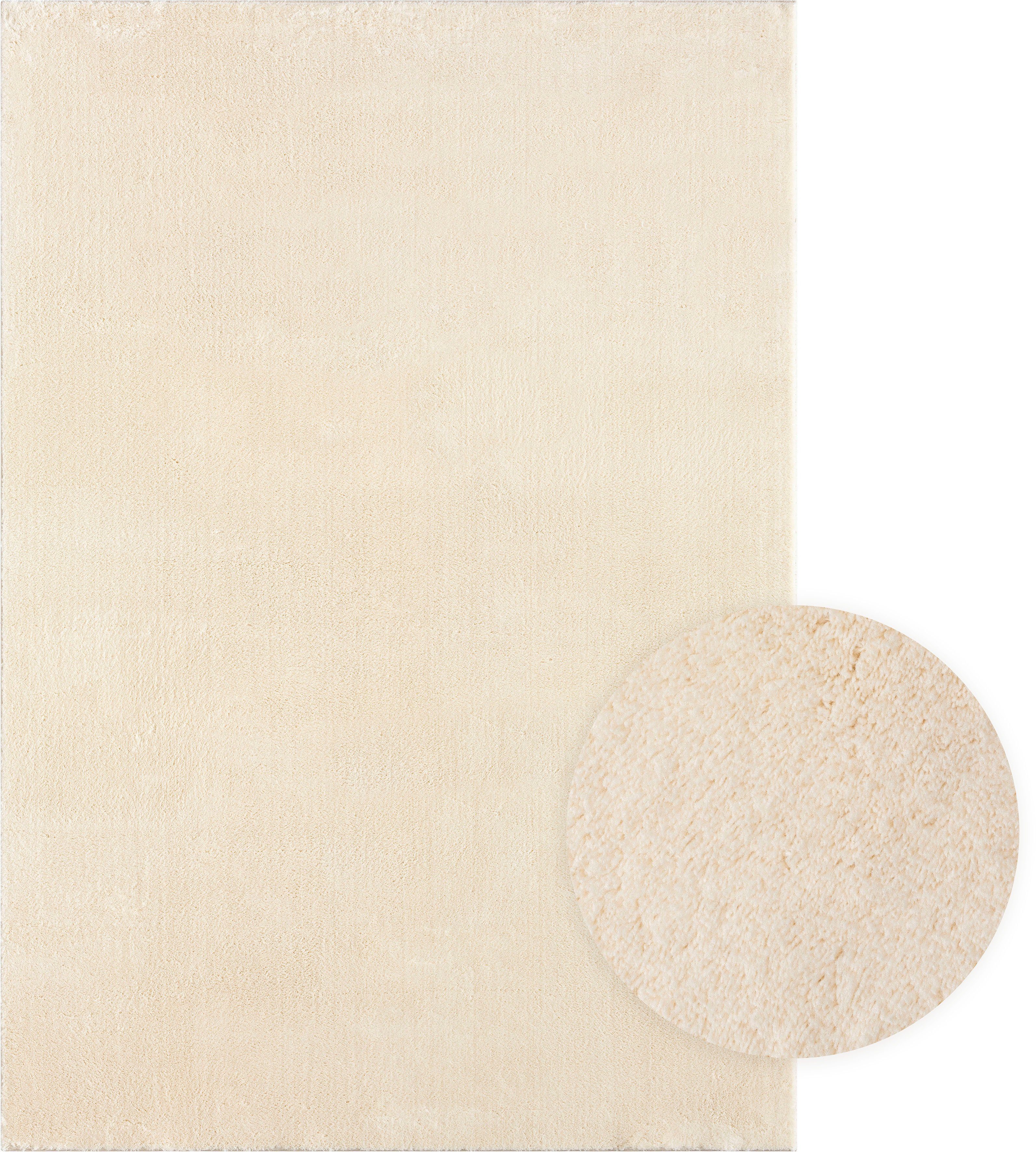 merinos Vloerkleed Loft 37, vloerkleed van imitatiebont zacht en knus, bont gevoel, anti-slip onderkant,