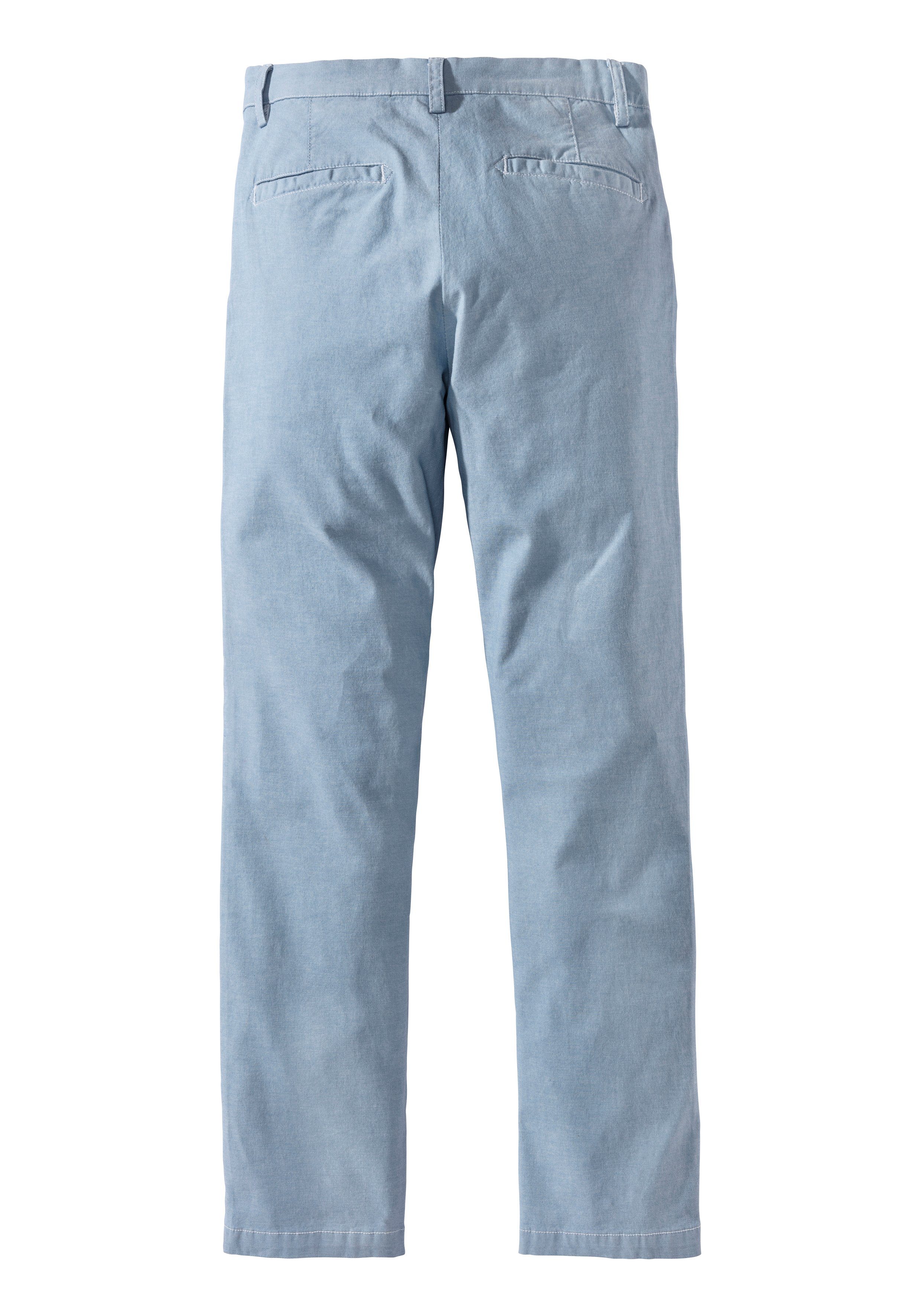 John Devin Chino Regular-fit, lange Oxford broek