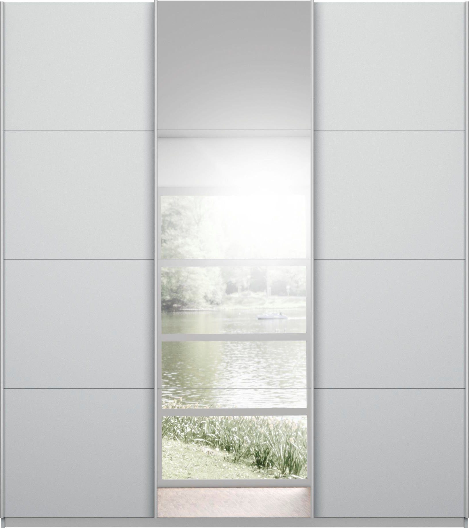 rauch Zweefdeurkast Kledingkast TOMA incl. rek inzet en extra legplanken made in germany