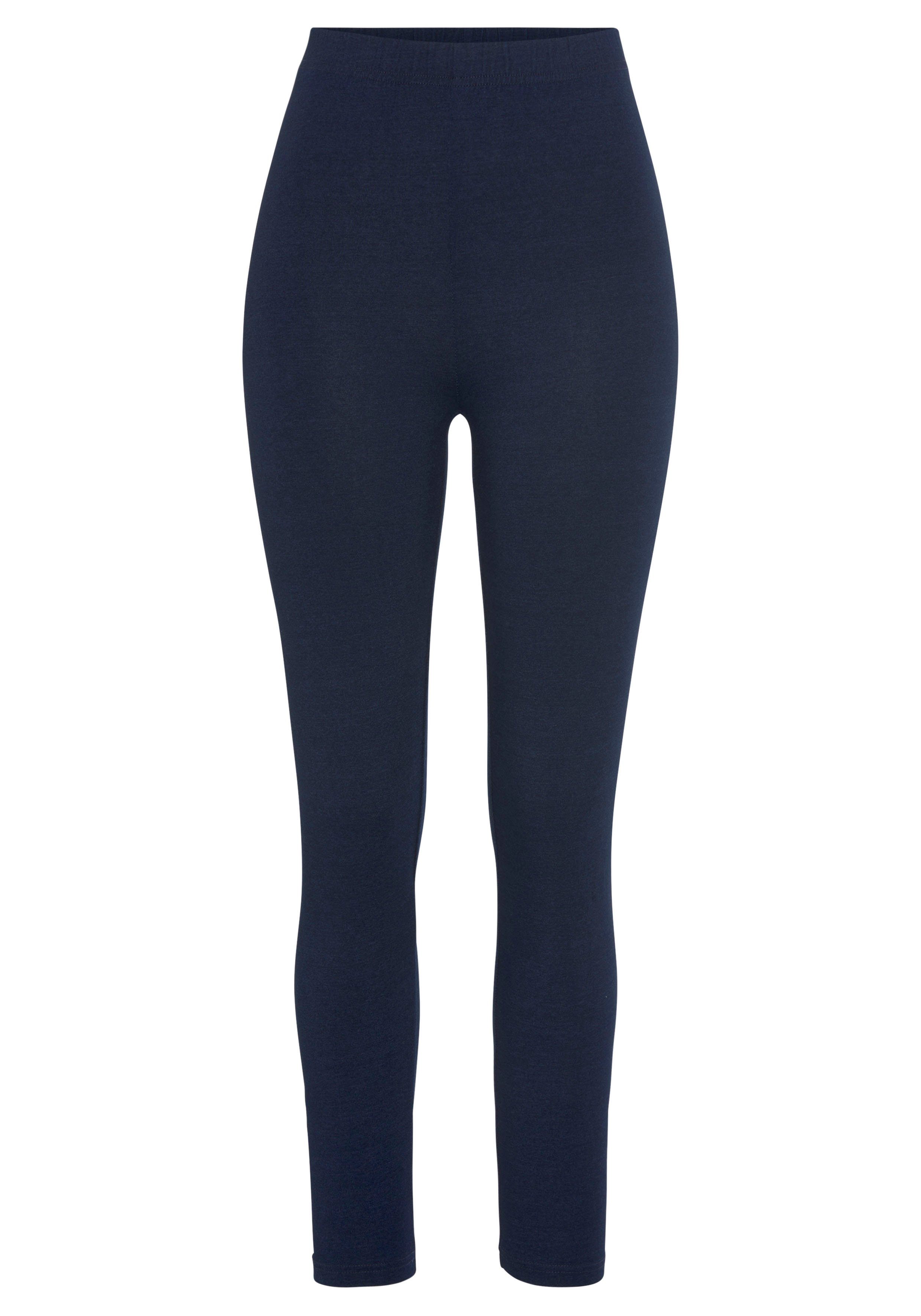 vivance active Legging met rubberen tailleband loungewear (2-delig Set van 2)