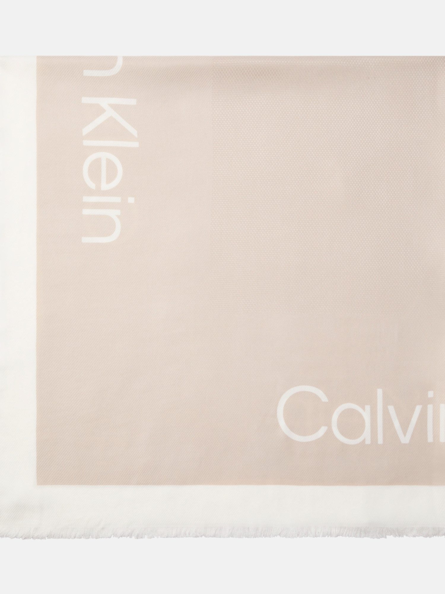 Calvin Klein Modieuze sjaal BOLD LOGO CONTRAST SCARF