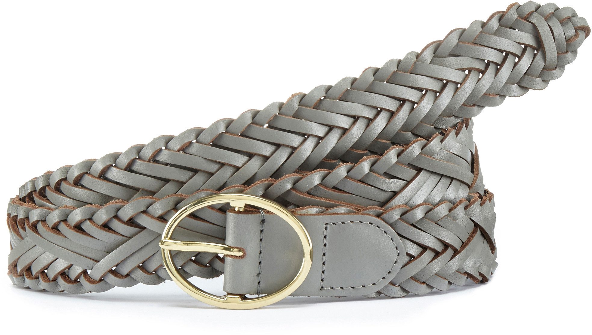 Lascana Leren riem Heupriem Vlechtriem, broekriem, riem van leer voor jeans & jurken