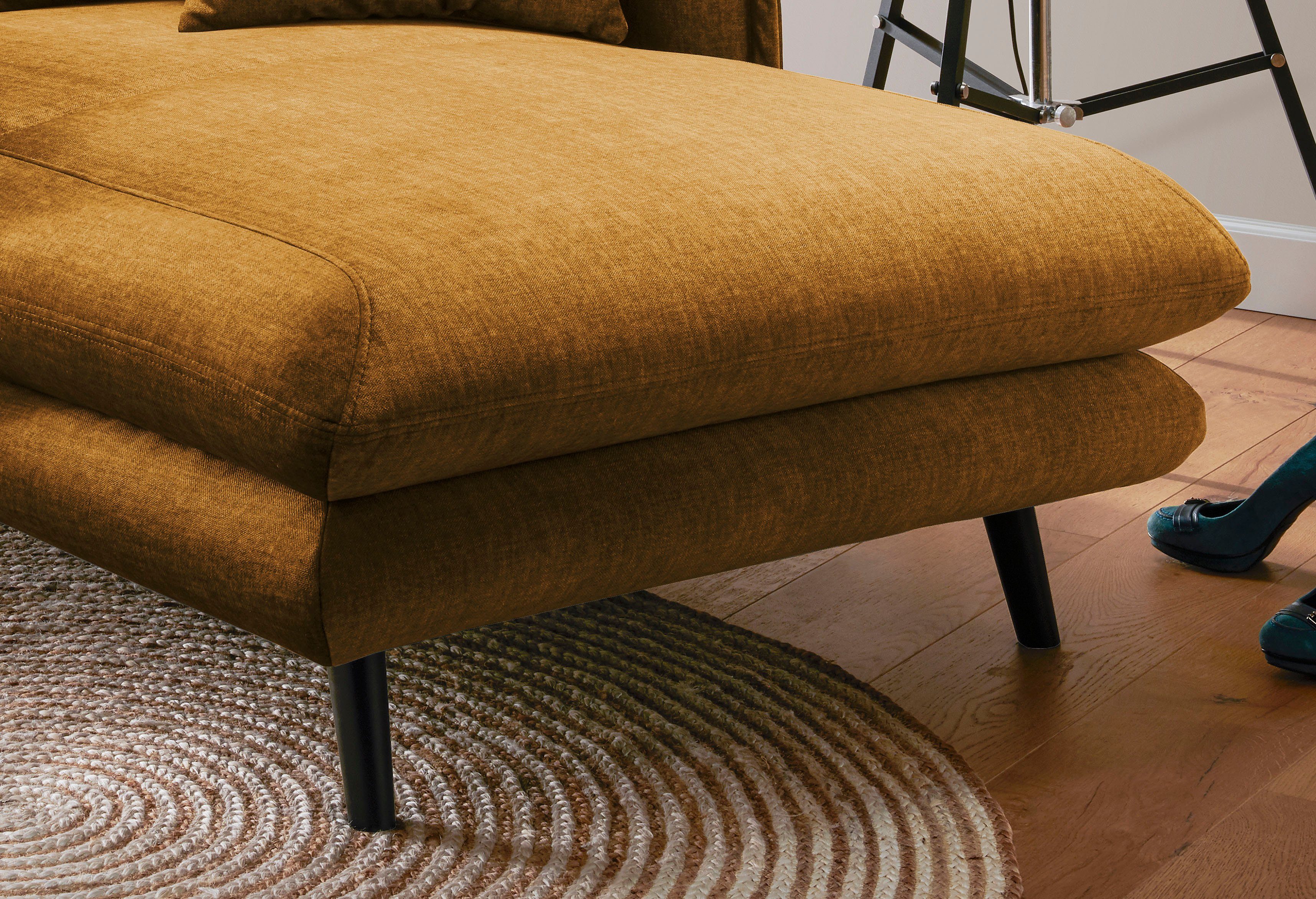 INOSIGN Loveseat LAZIO moderne fauteuil met een comfortabele bekleding, 2 stuks decoratieve sierkussens