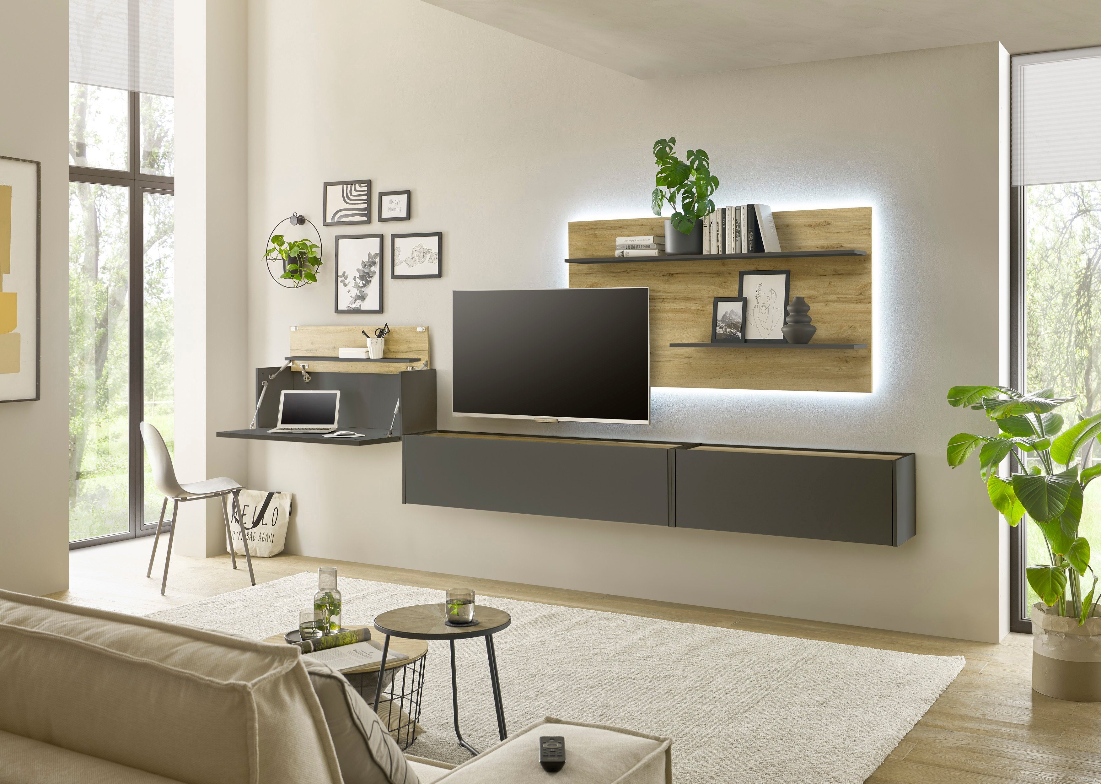 INOSIGN Set kantoormeubelen City/Giron Thuiskantoor (set, 4-delig)