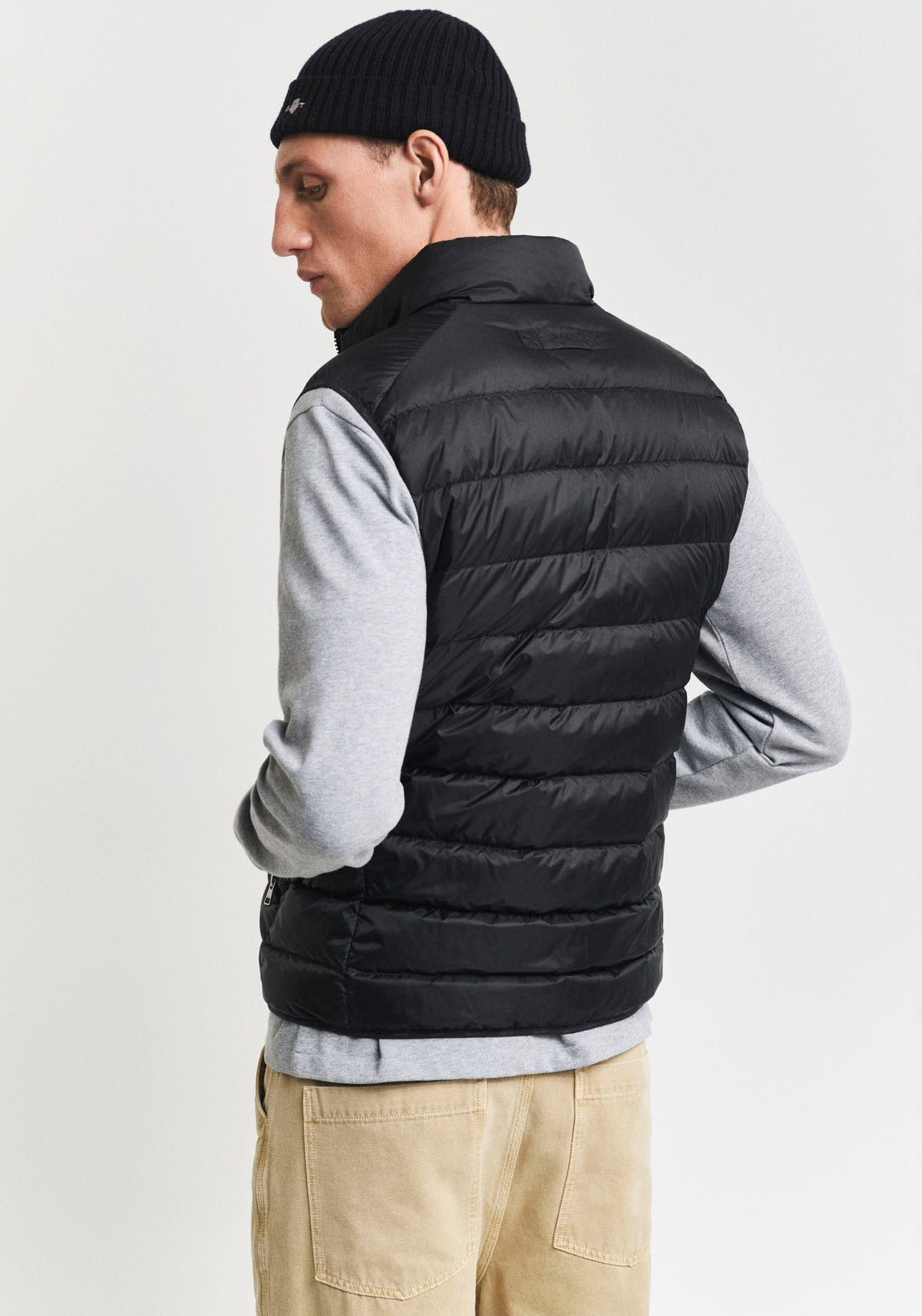 Gant Bodywarmer Light Gilet in streep gestikte look