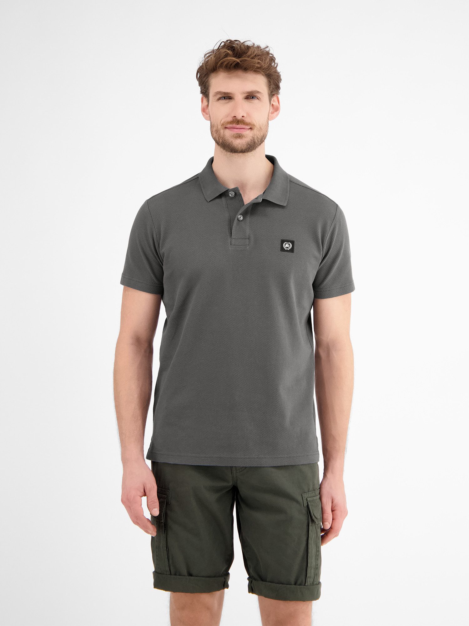Lerros Poloshirt LERROS Poloshirt in zachte wafelpiqué kwaliteit