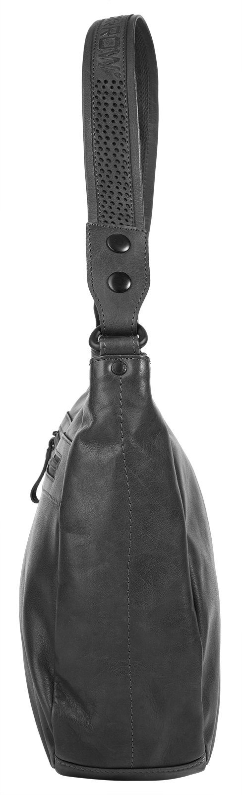 Spikes & Sparrow Schoudertas echt leder