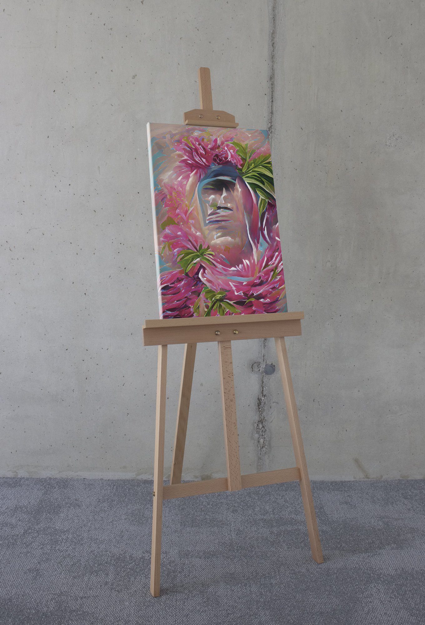 Komar Artprint op linnen Hawaiana - Afmeting 40 x 60 cm Canvasdoek met echt houten frame (1 stuk)