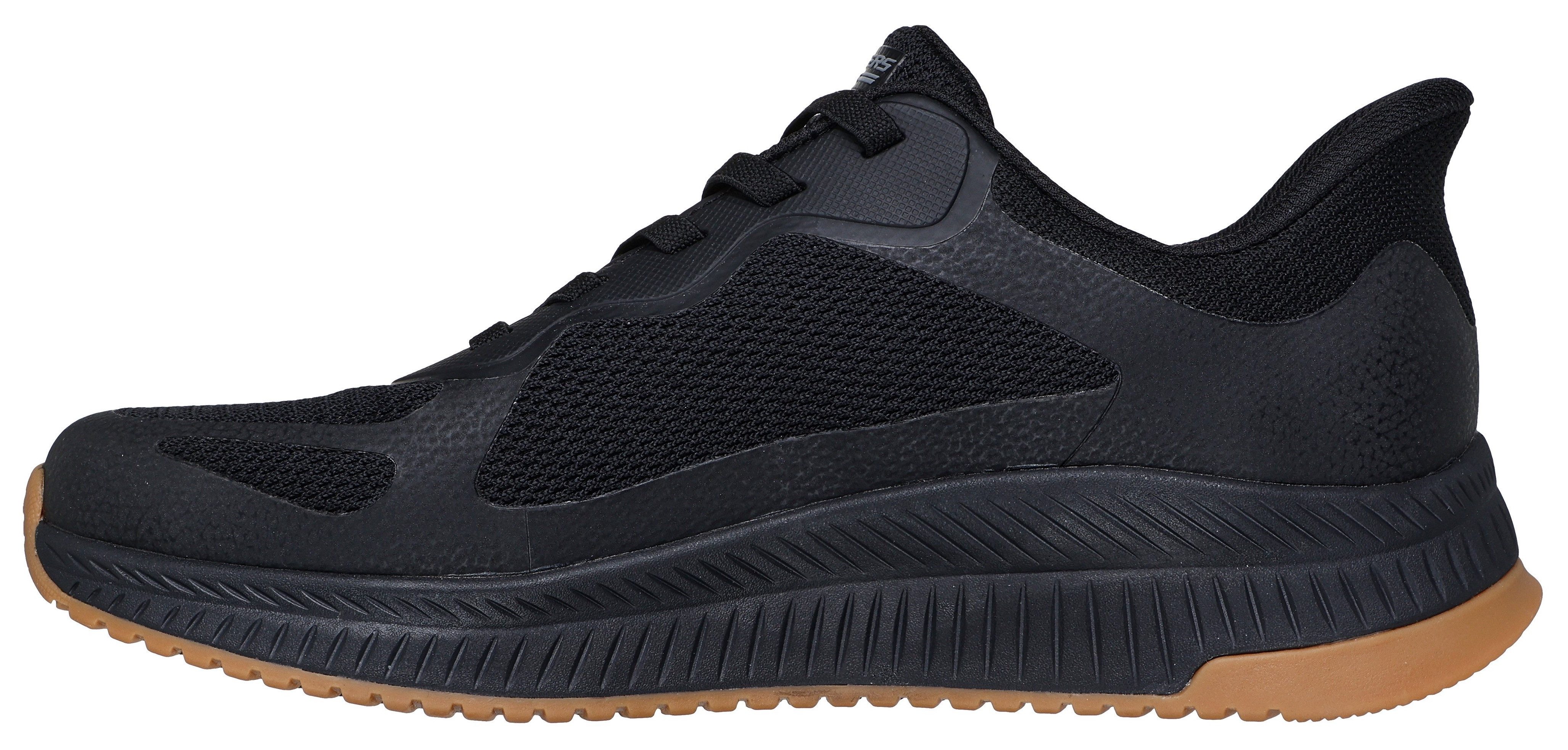 Skechers Slip-on sneakers BOBS SQUAD 4 Trainingsschoen, sneaker, veterschoen voor gemakkelijk in stappen