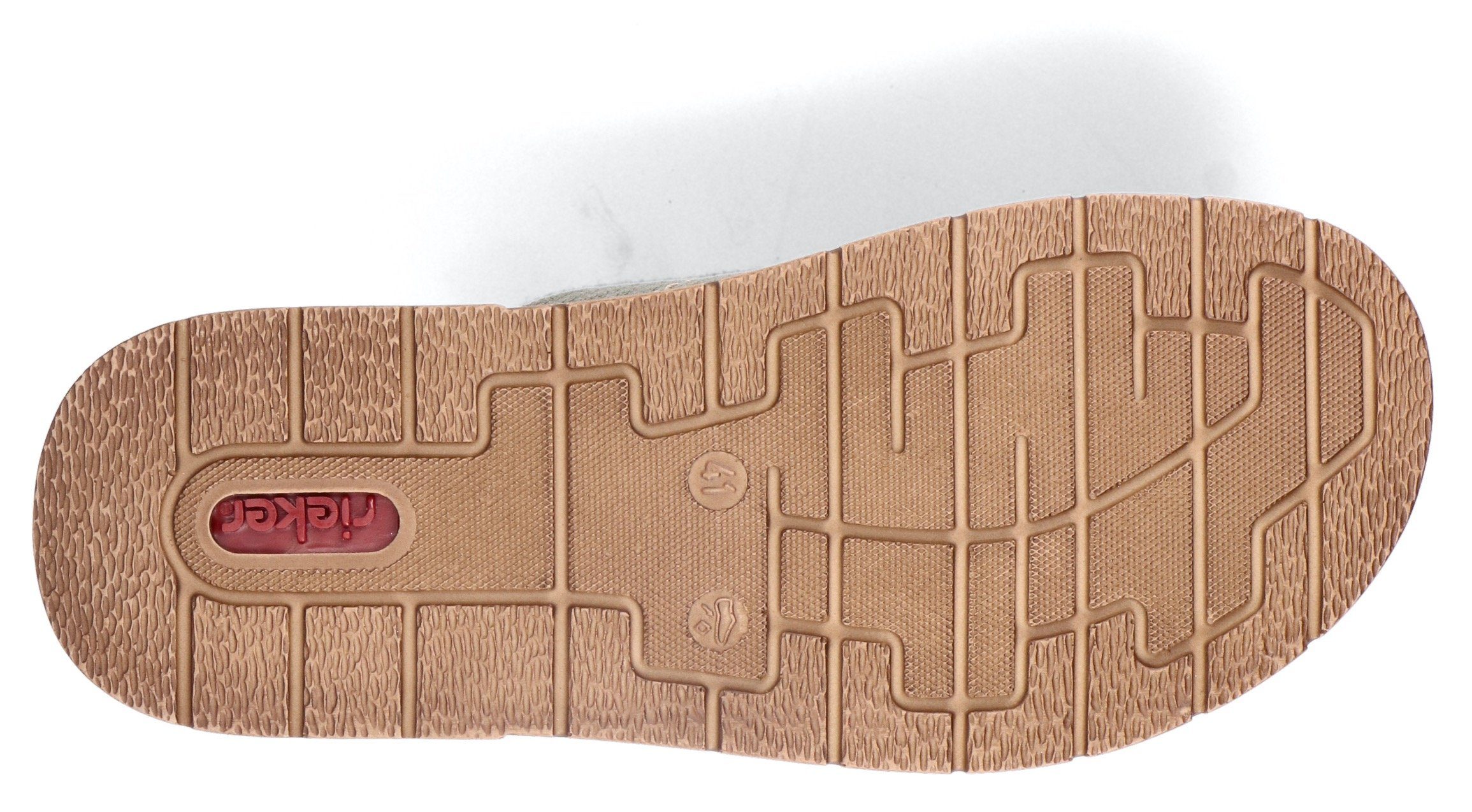 Rieker Teenslippers zomerschoen, slippers, badschoen, zwemschip, met logo-opschrift