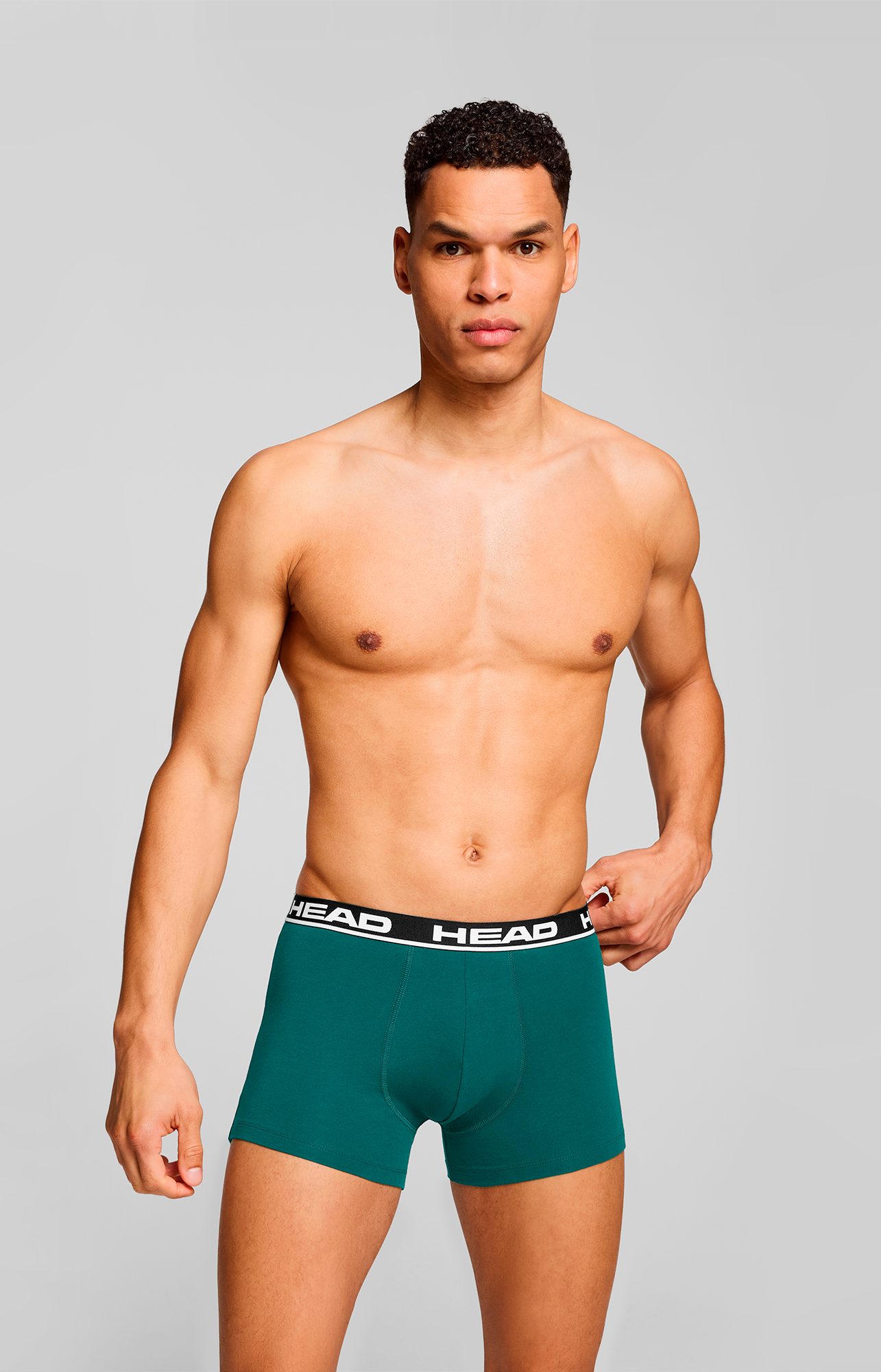 Head Boxershort HEAD BASIC BOXER 2P met elastische logoband (Set van 2)