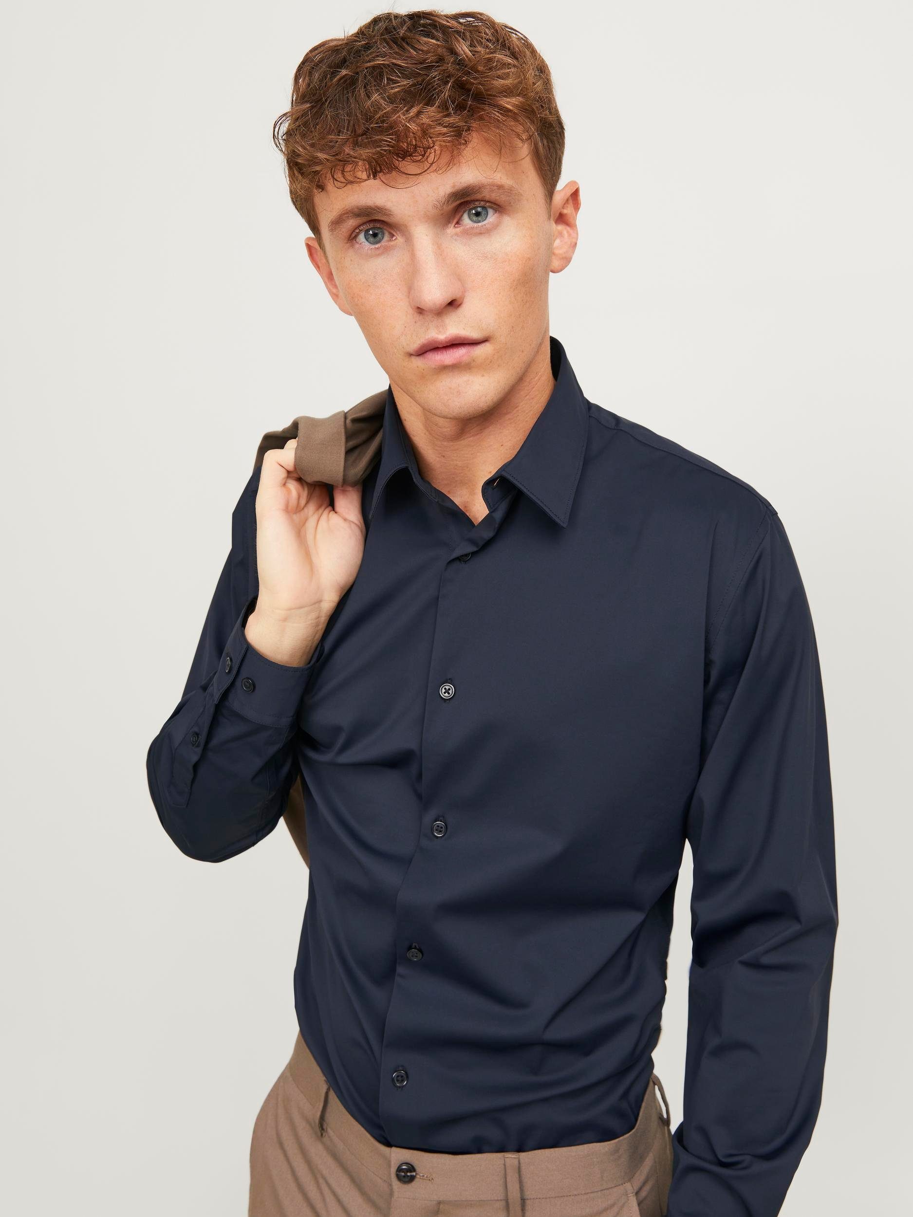 Jack & Jones Overhemd met lange mouwen JPRBLAACTIVE STRETCH SLIM SHIRT L/S SN