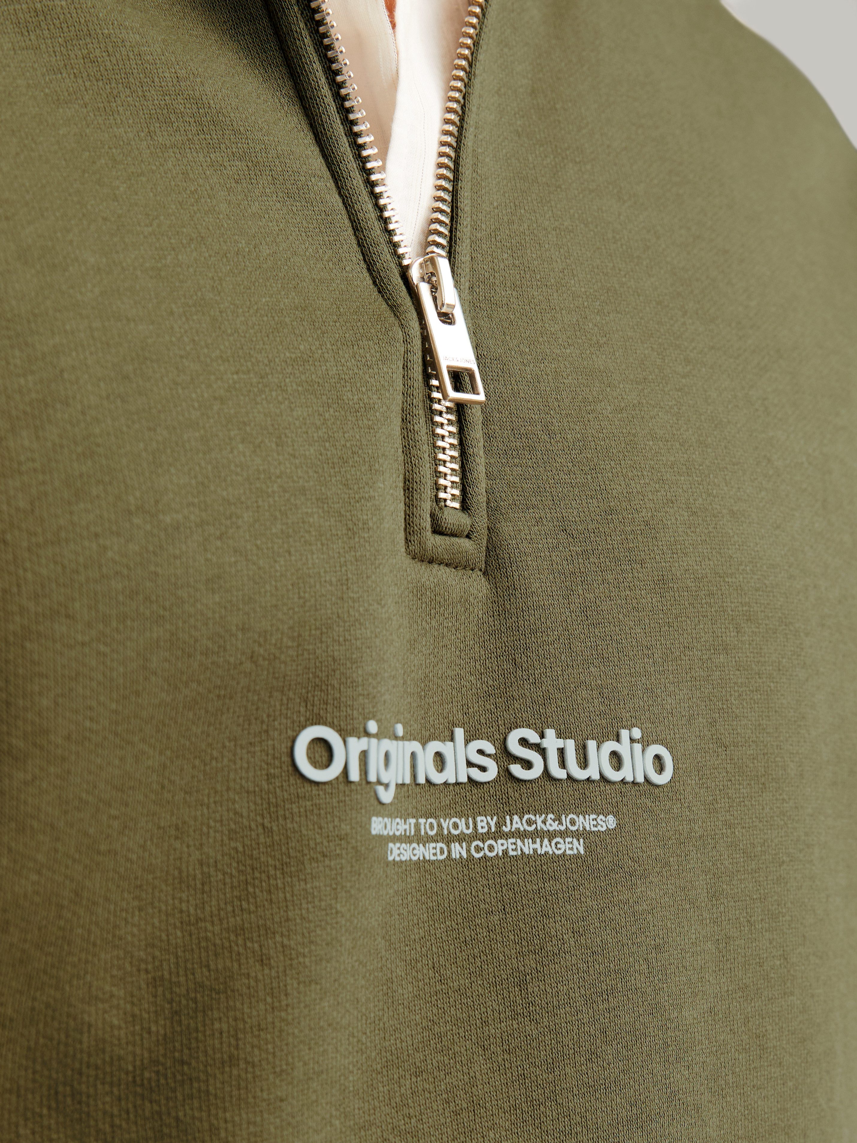 Jack & Jones Sweatshirt JORVESTERBRO SWEAT QUARTER ZIP HN NOOS