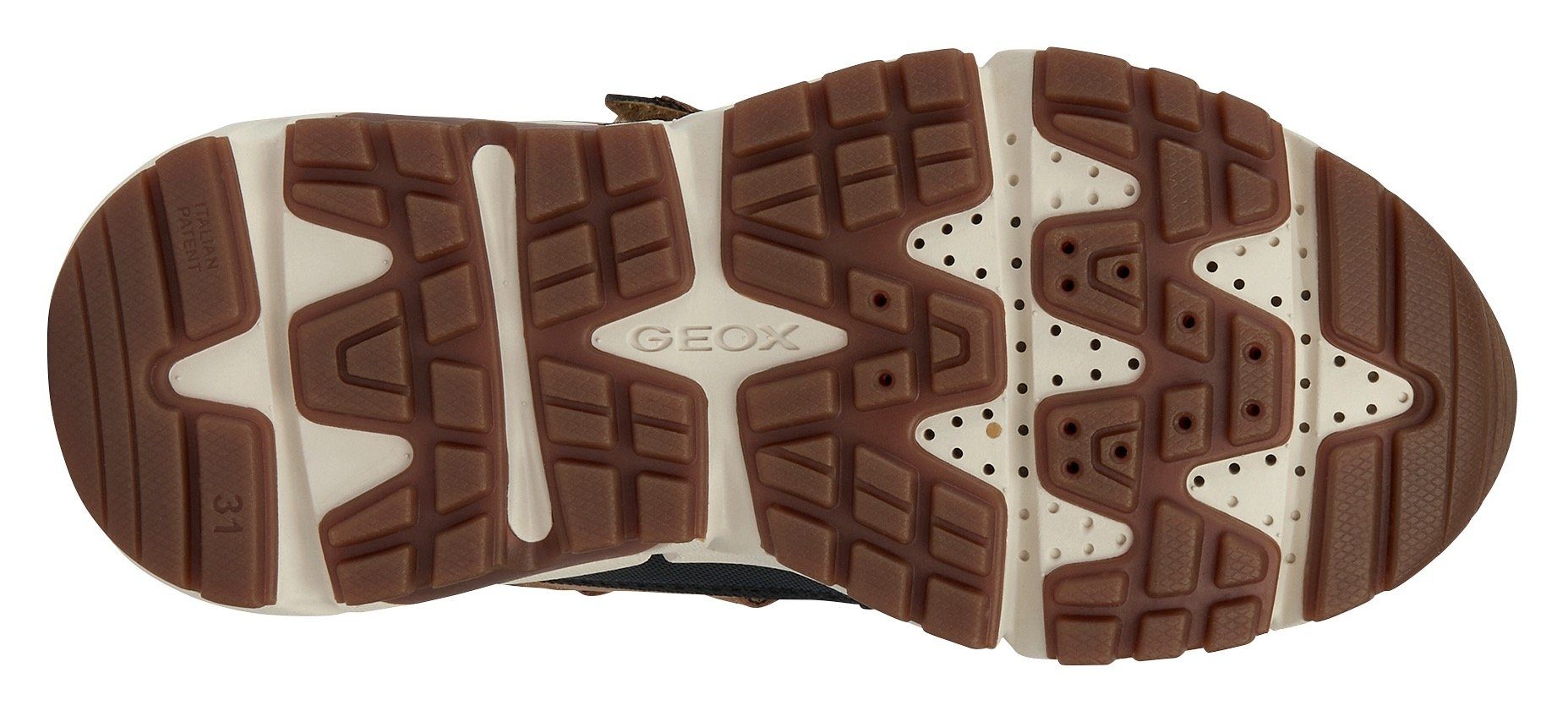 Geox Winterlaarzen J FLEXYPER PLUS BOY ABX high top sneaker, veterschoenen met waterafstotende tex-uitrusting