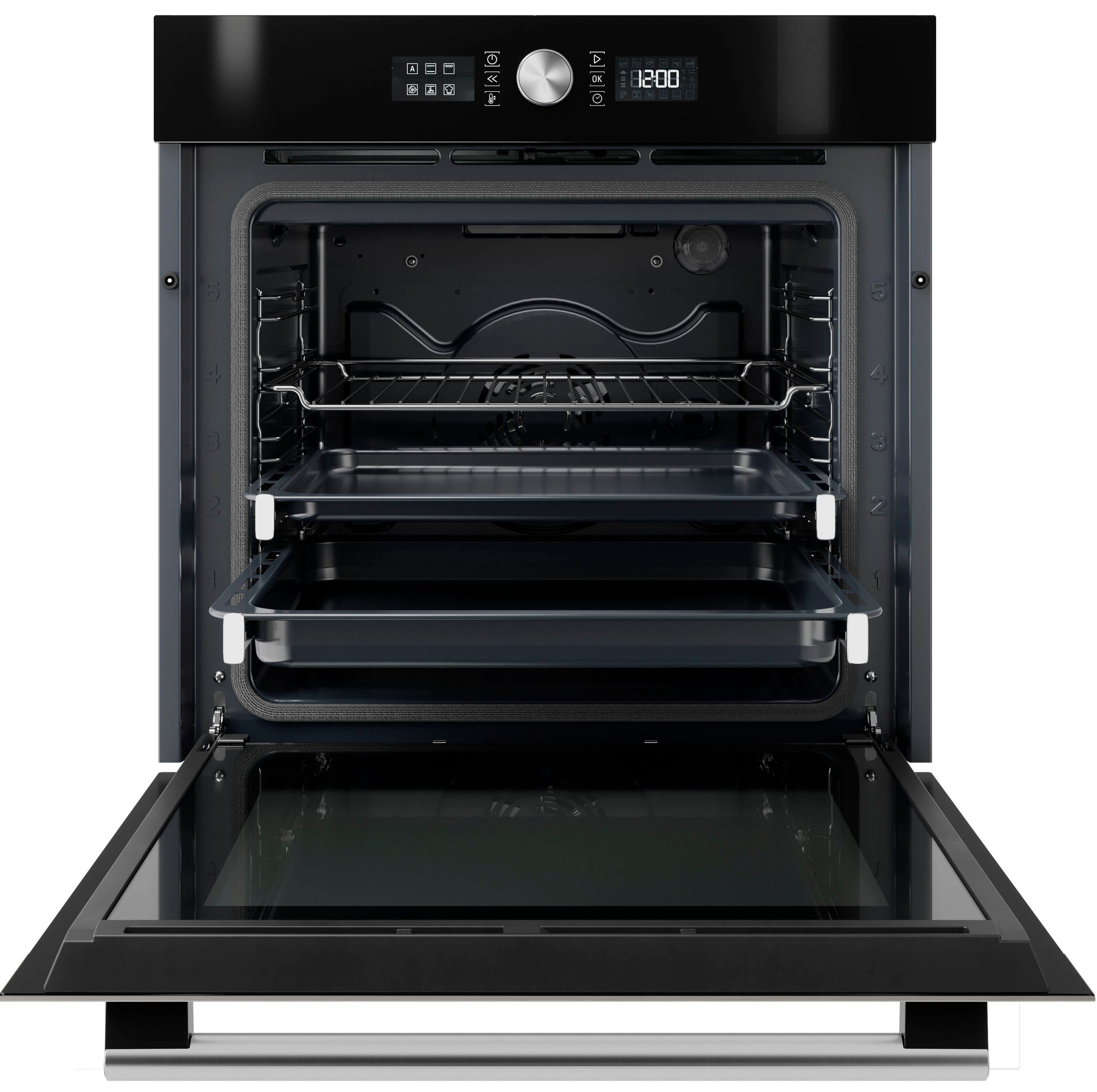 BAUKNECHT Inbouw ovenset BAKO 4 PF16 BLACK