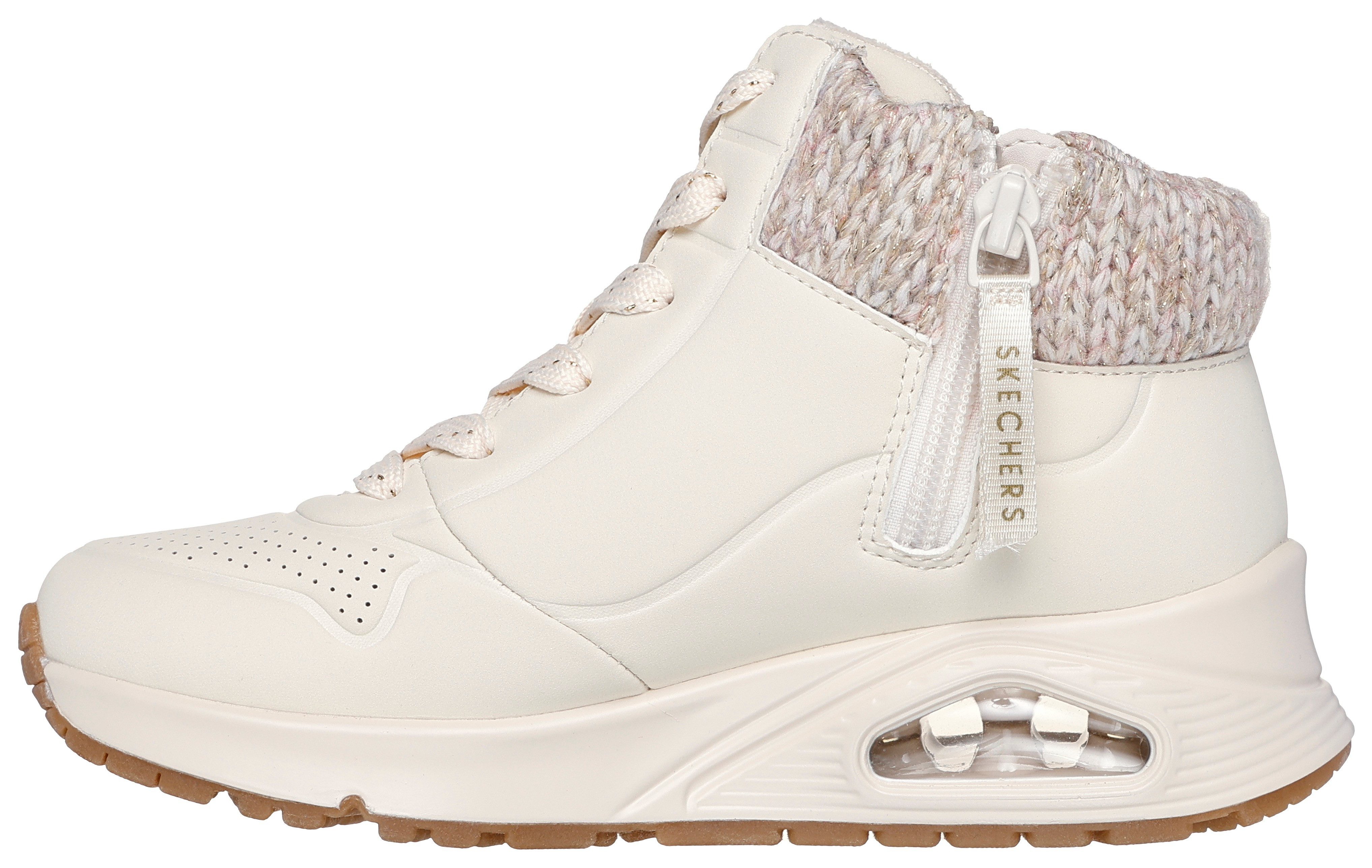 Skechers Sneakers Uno Gen1 - Darling Daze , veterschoenen, winterlaarzen, high top sneaker met warme voering