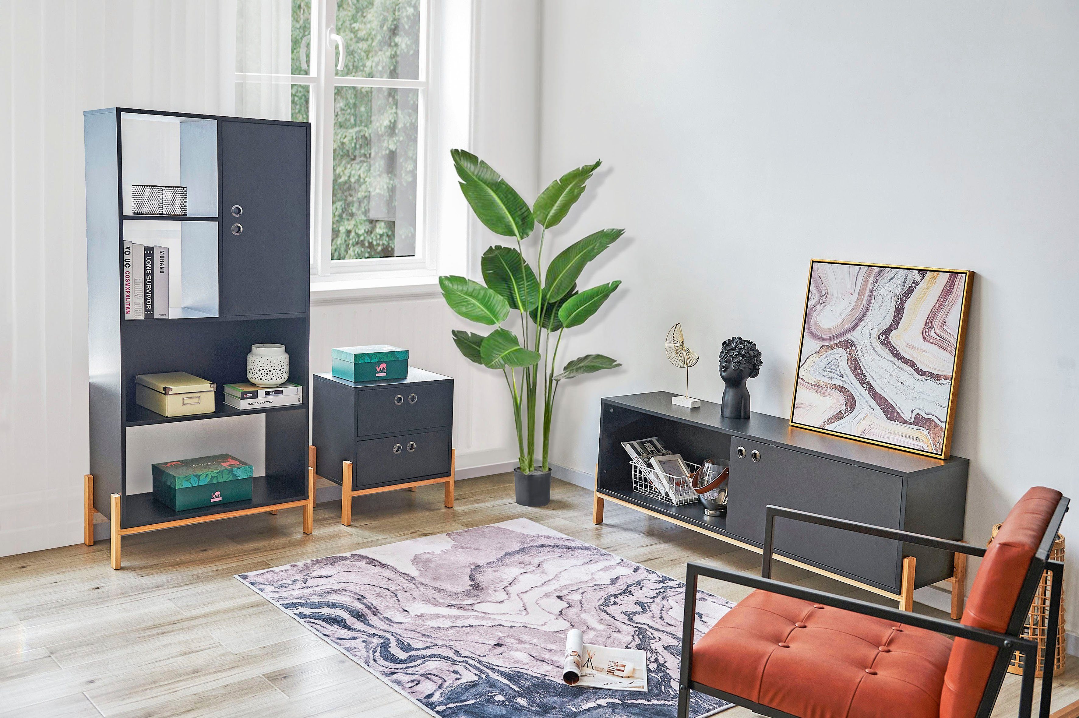 INOSIGN Tv-meubel Melia Commode met kabeldoorvoeren