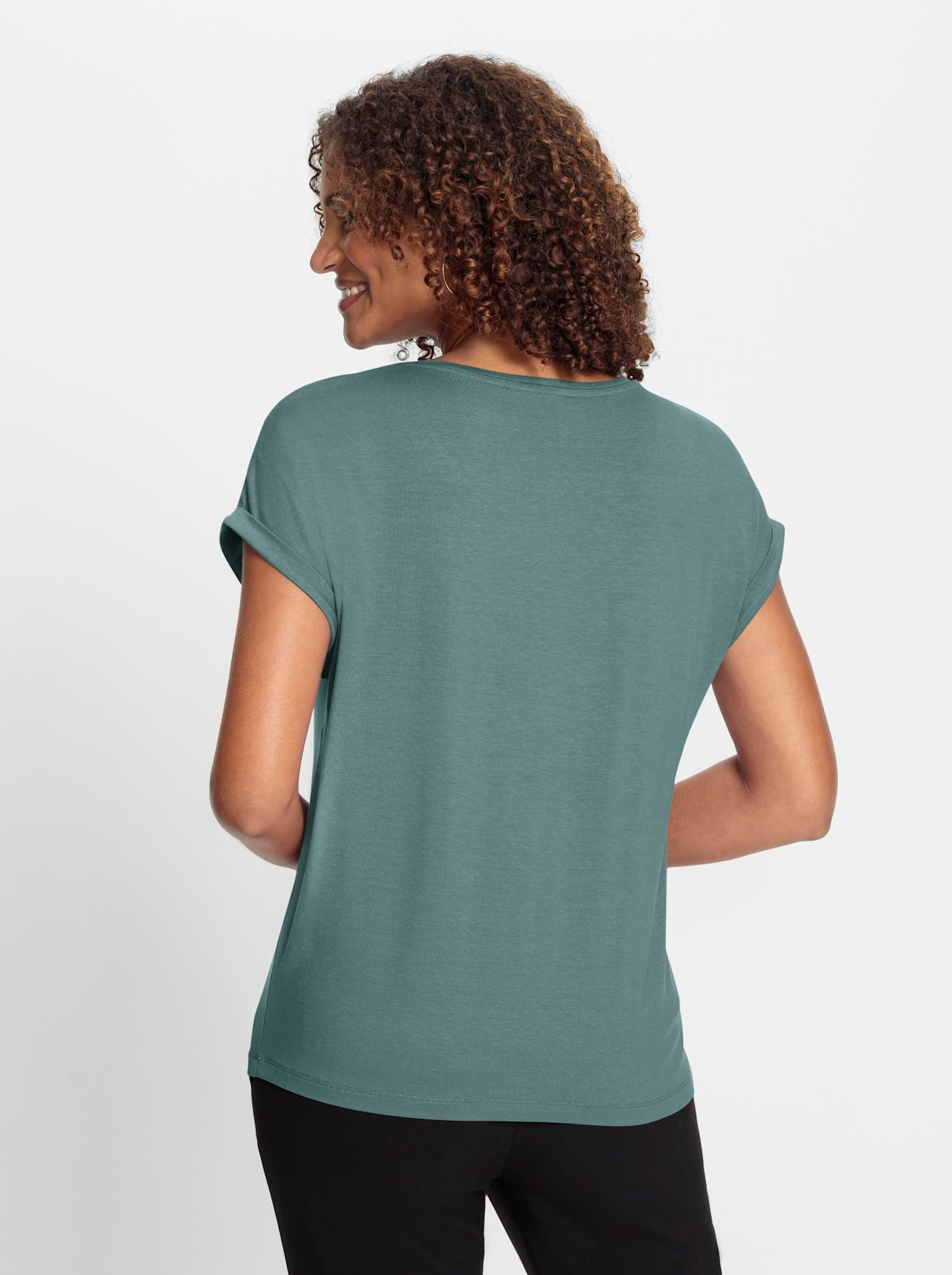 Casual Looks Shirt met print Shirt (1-delig)