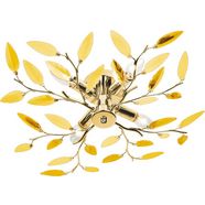 nino leuchten plafondlamp nottingham decorglas (1 stuk) goud