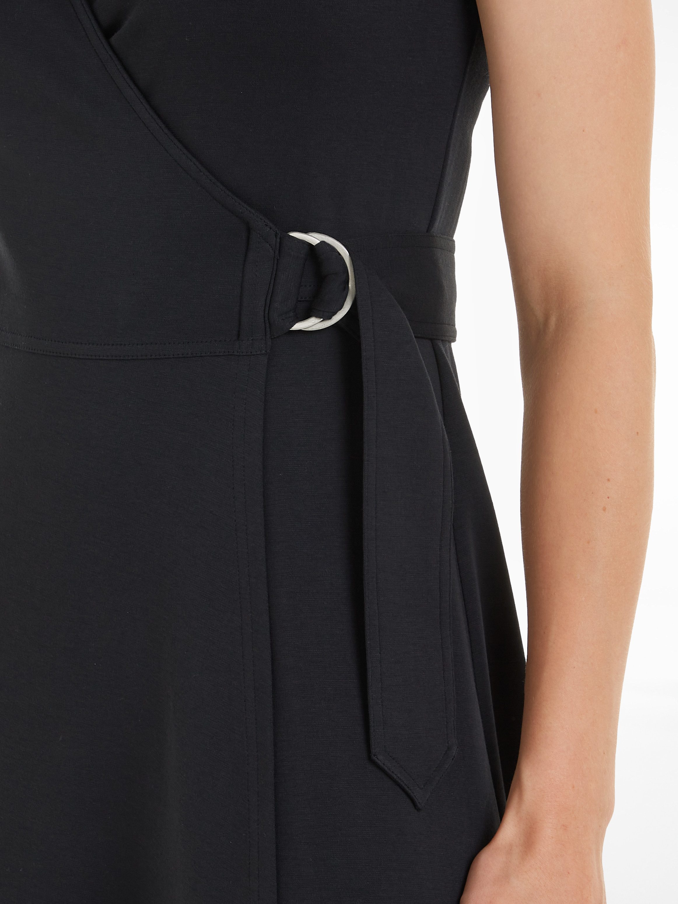 Tommy Hilfiger Wikkeljurk UTILITY WRAP MIDI DRS SS