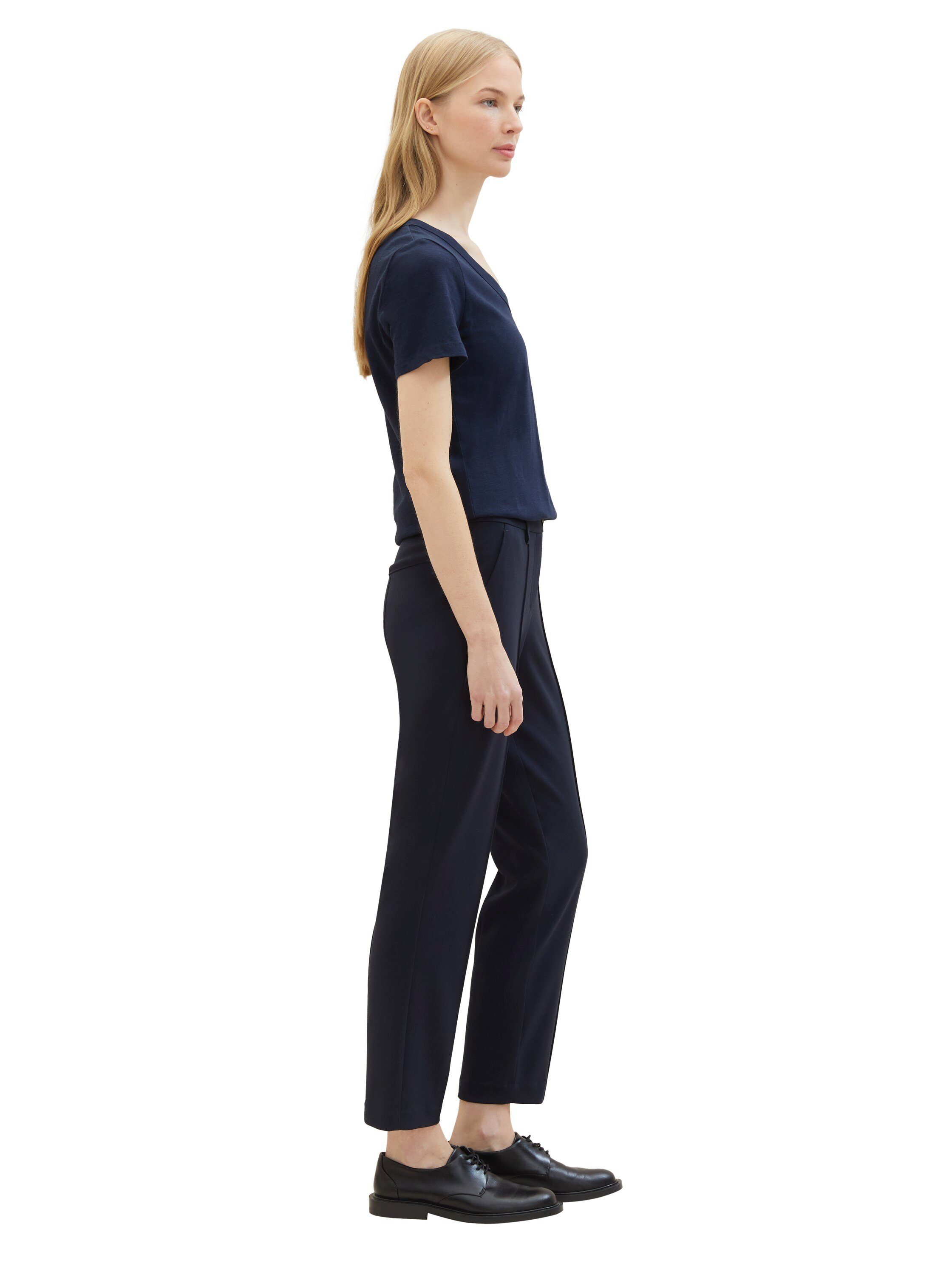 Tom Tailor Stoffen broek Mia met decoratieve naden