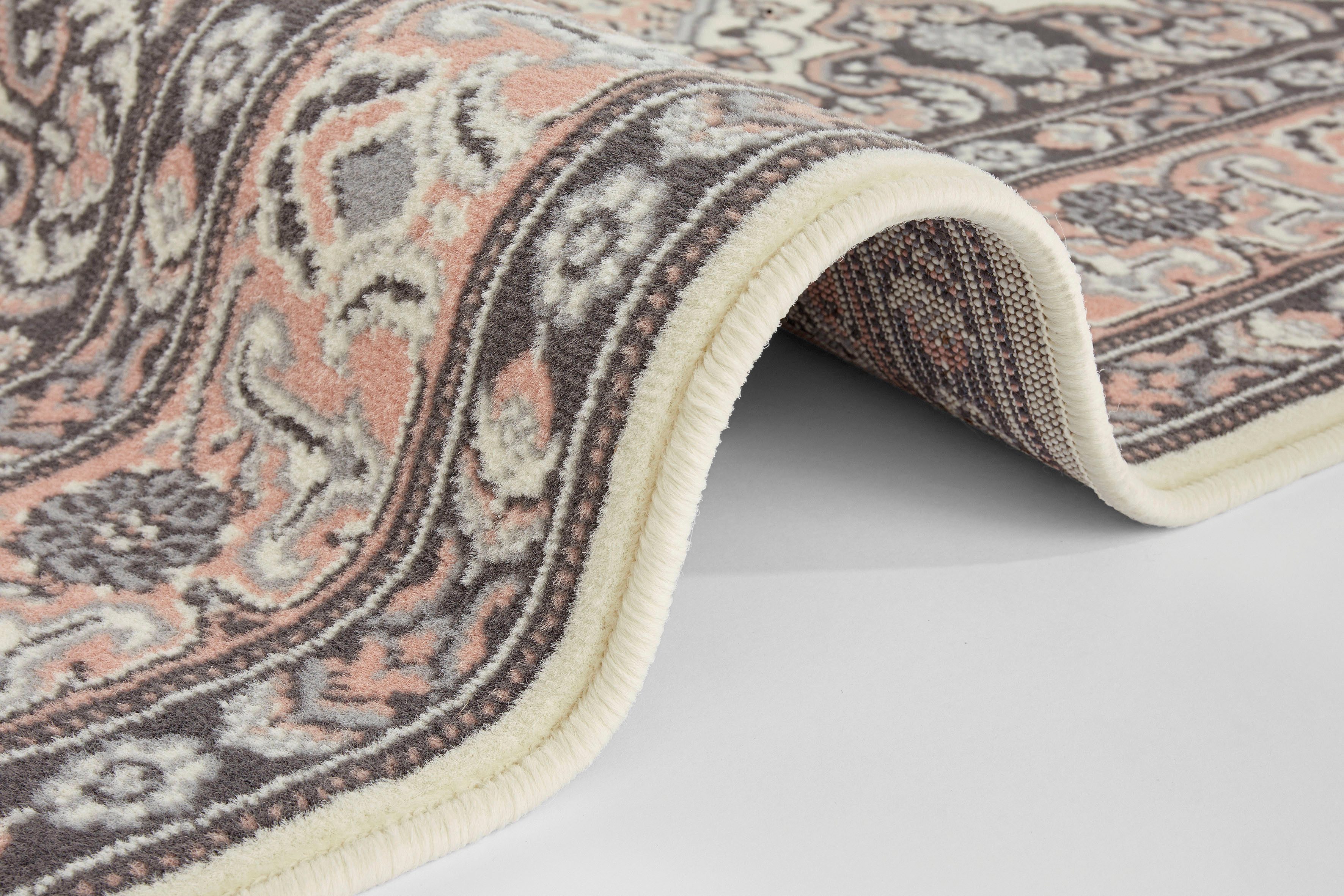 NOURISTAN Vloerkleed Parun Täbriz Kortpolig, orient, loper, vintage, eetkamer, woonkamer, gang
