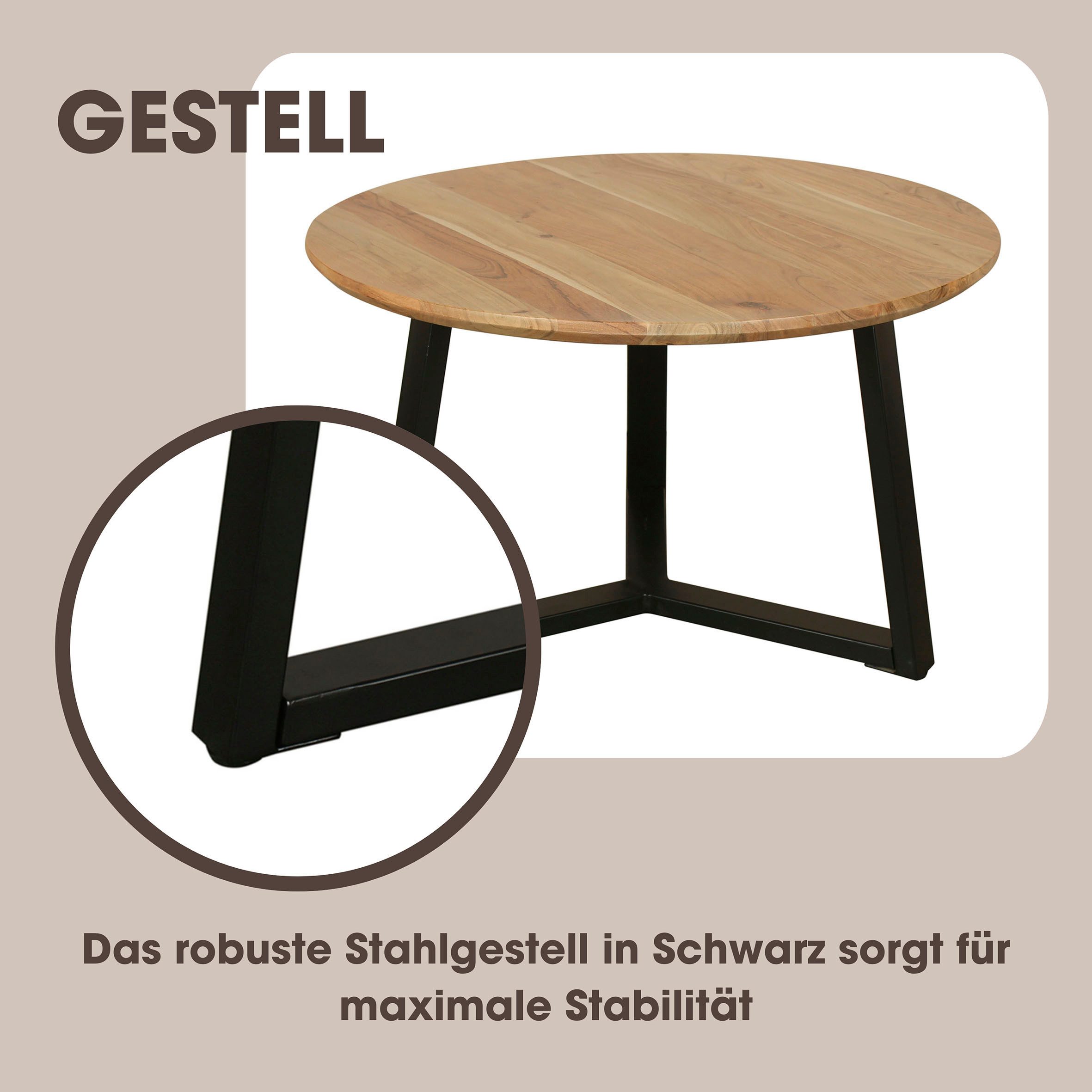 byLIVING Salontafel Cross (1 stuk)