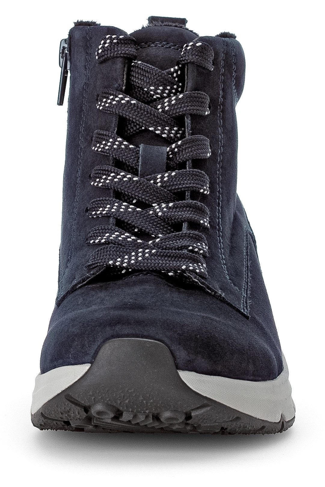 Gabor Rollingsoft Veterschoenen , sleehak, vrijetijdsschoen, high-top sneaker, label op de hiel