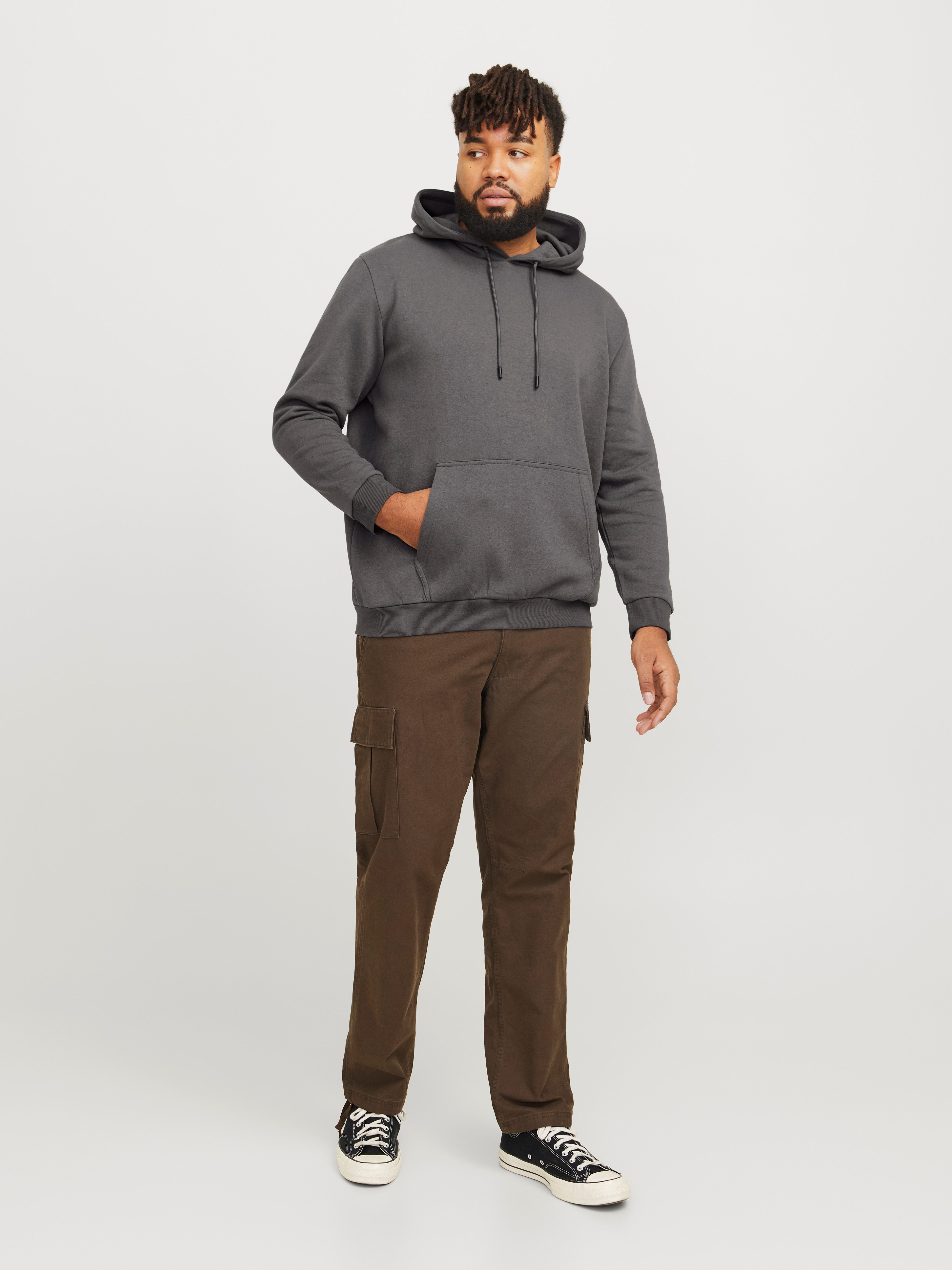 Jack & Jones PlusSize Hoodie JJEBRADLEY SWEAT HOOD NOOS PLS