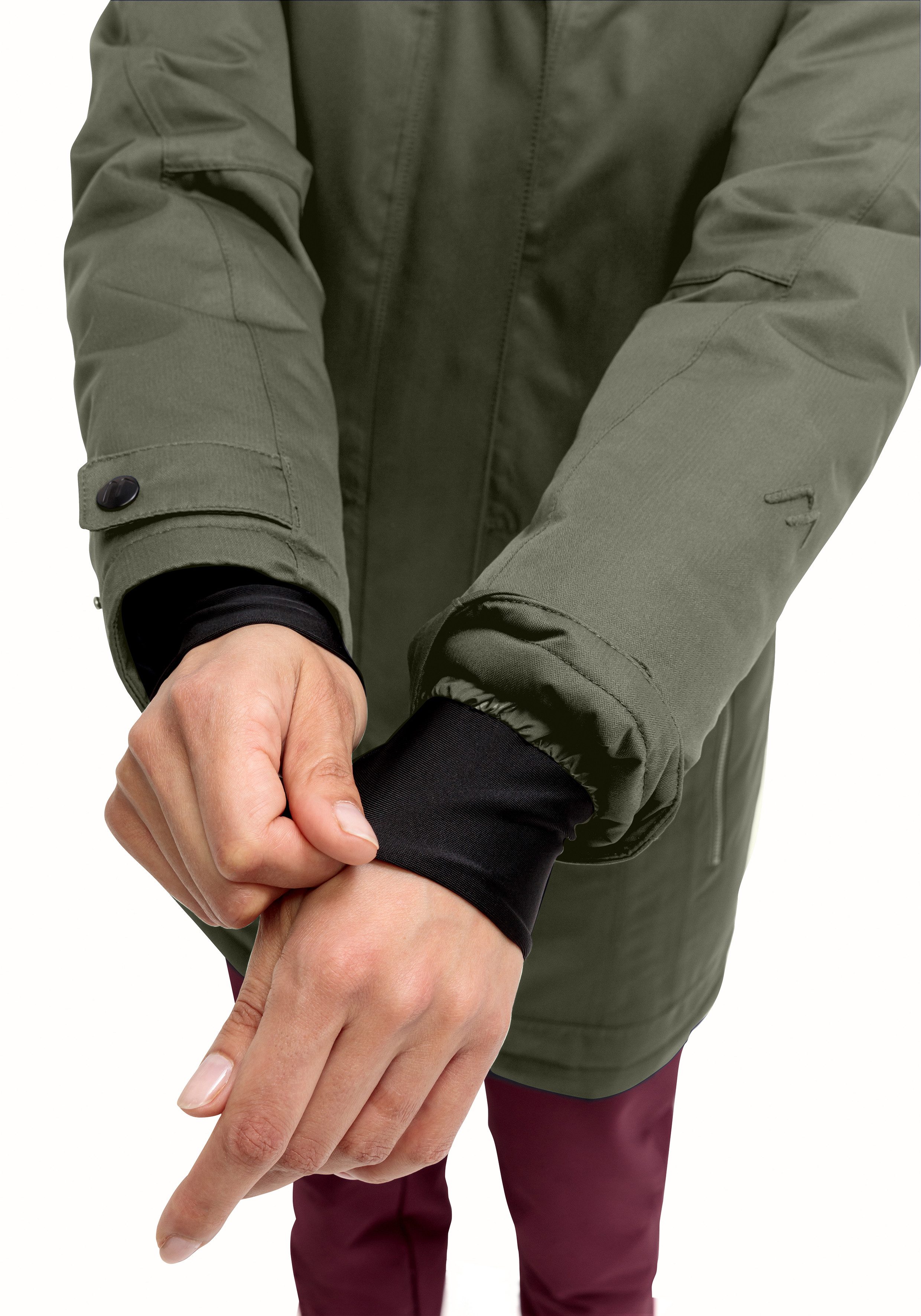 Maier Sports Functioneel jack Lisa 2.1 Dames mantel ademende wintermantel 2 ritszakken regular fit