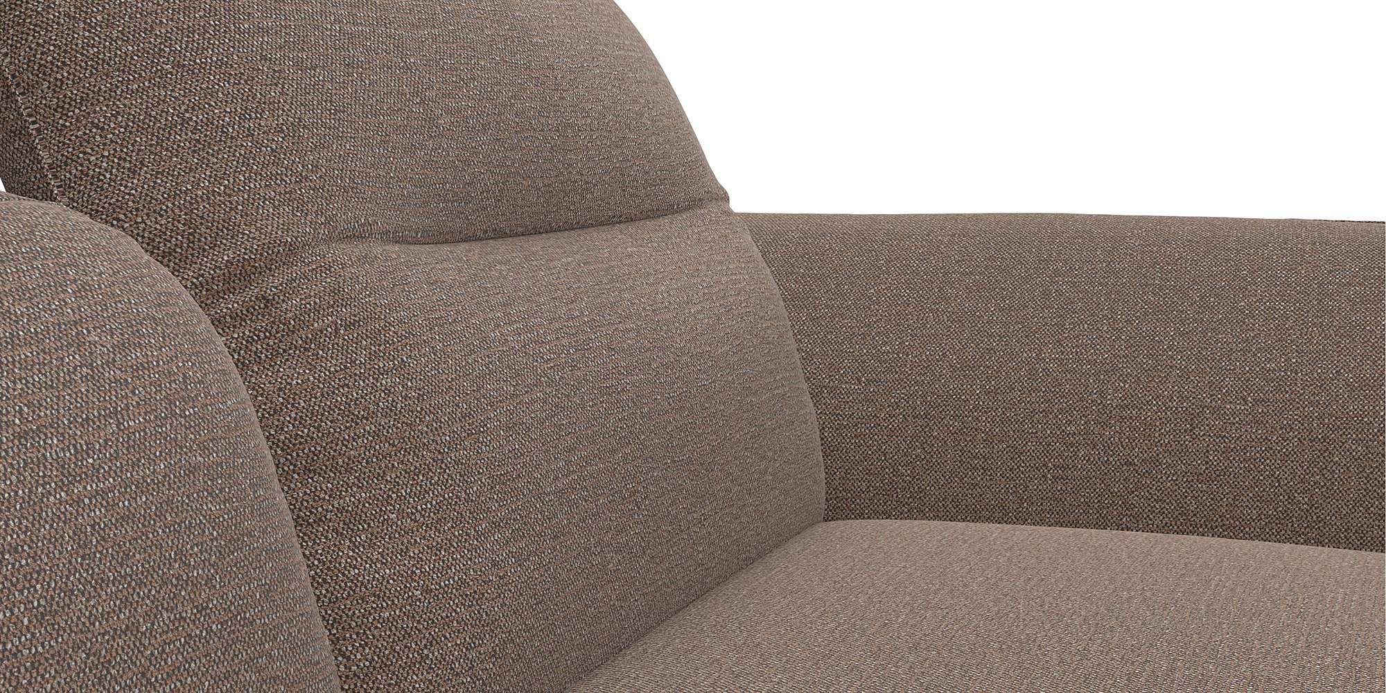 FLEXLUX Hoekbank Salino, functionele bank met recamiere, relaxbank, hoekbank Bank met arm- en hoofdeinde verstellingen, koudschuim & staalgolven