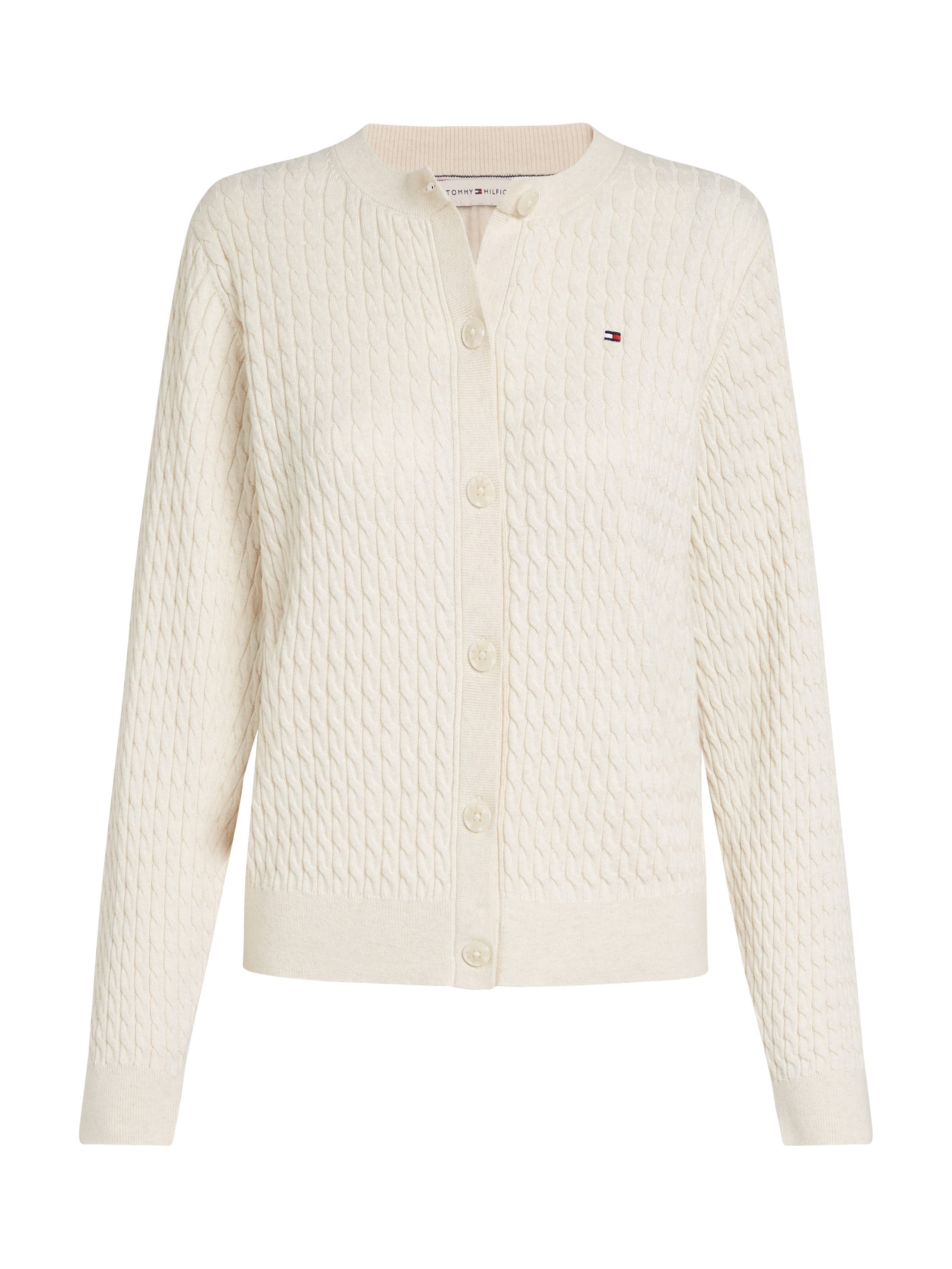 Tommy Hilfiger Vest CO CABLE C-NK CARDIGAN