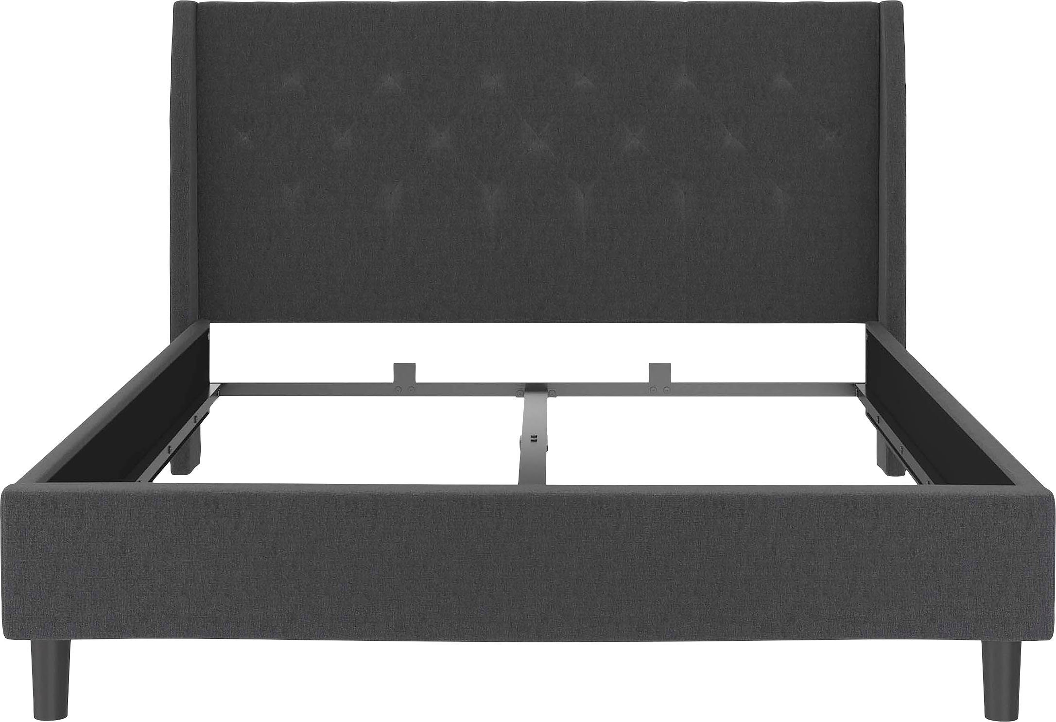 Home affaire Gestoffeerd bed Kempton met ruitencapitonnage, zacht verdikt, ligoppervlak 140x200 of 180x200 cm (1-delig)
