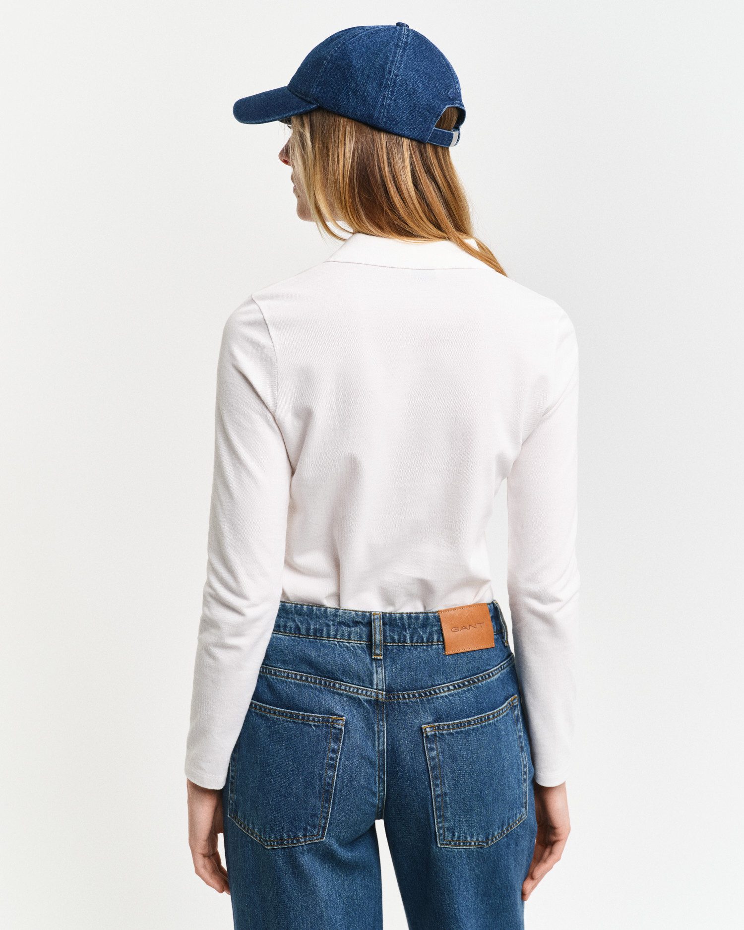 Gant Poloshirt met lange mouwen SLIM SHIELD LS PIQUE POLO