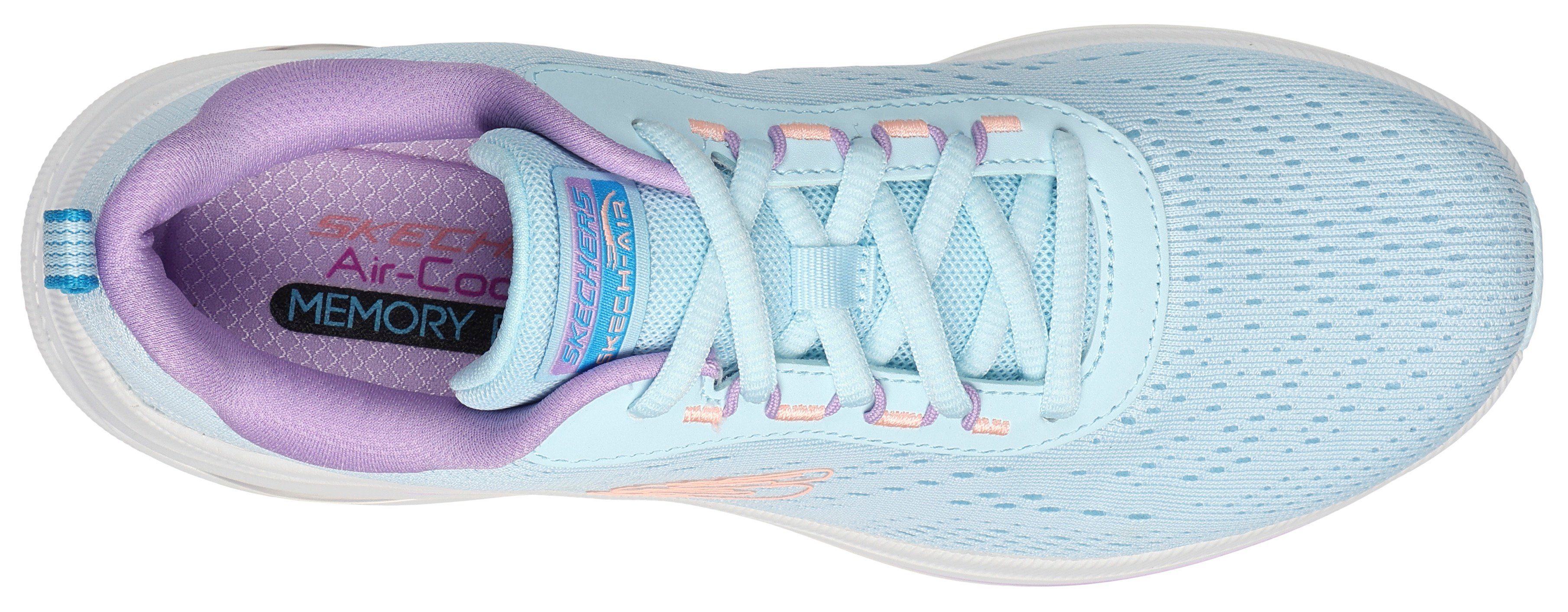 Skechers Slip-on sneakers SKECH-AIR META-AIRED OUT Slipper, vrijetijdsschoen, trainingsschoen met gevoerde schacht