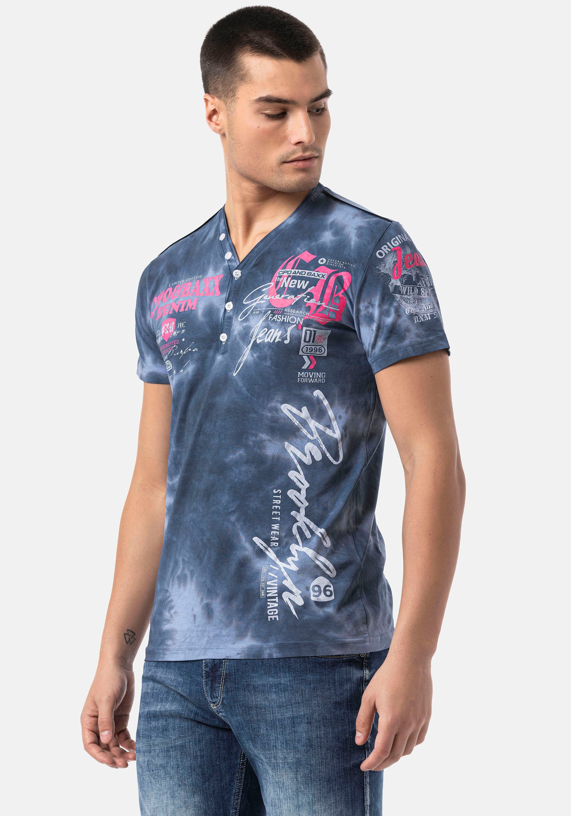 Cipo & Baxx Shirt met korte mouwen