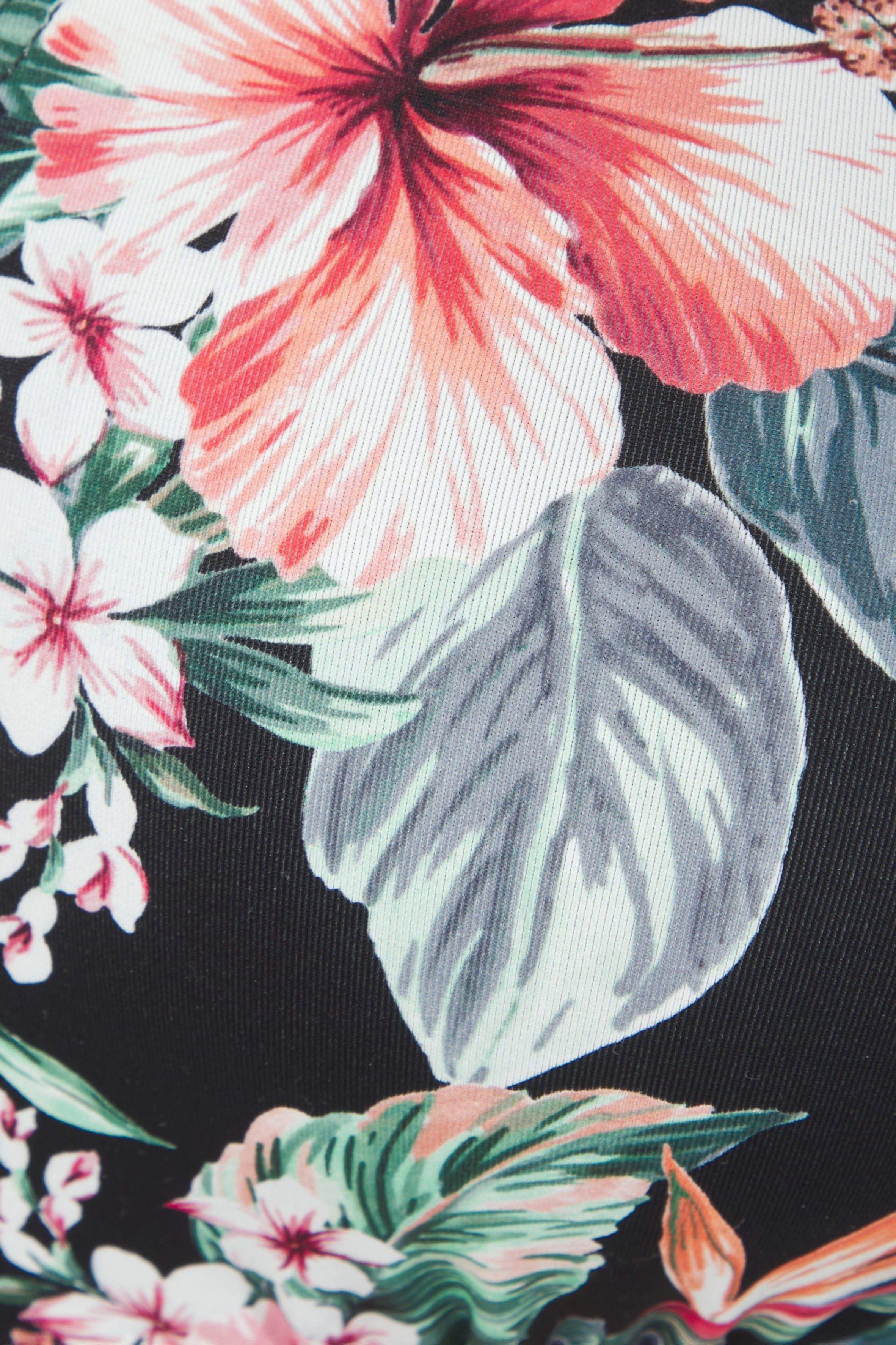 Lascana Triangel-bikinitop Salsa met ring en geweldige bloemenprint