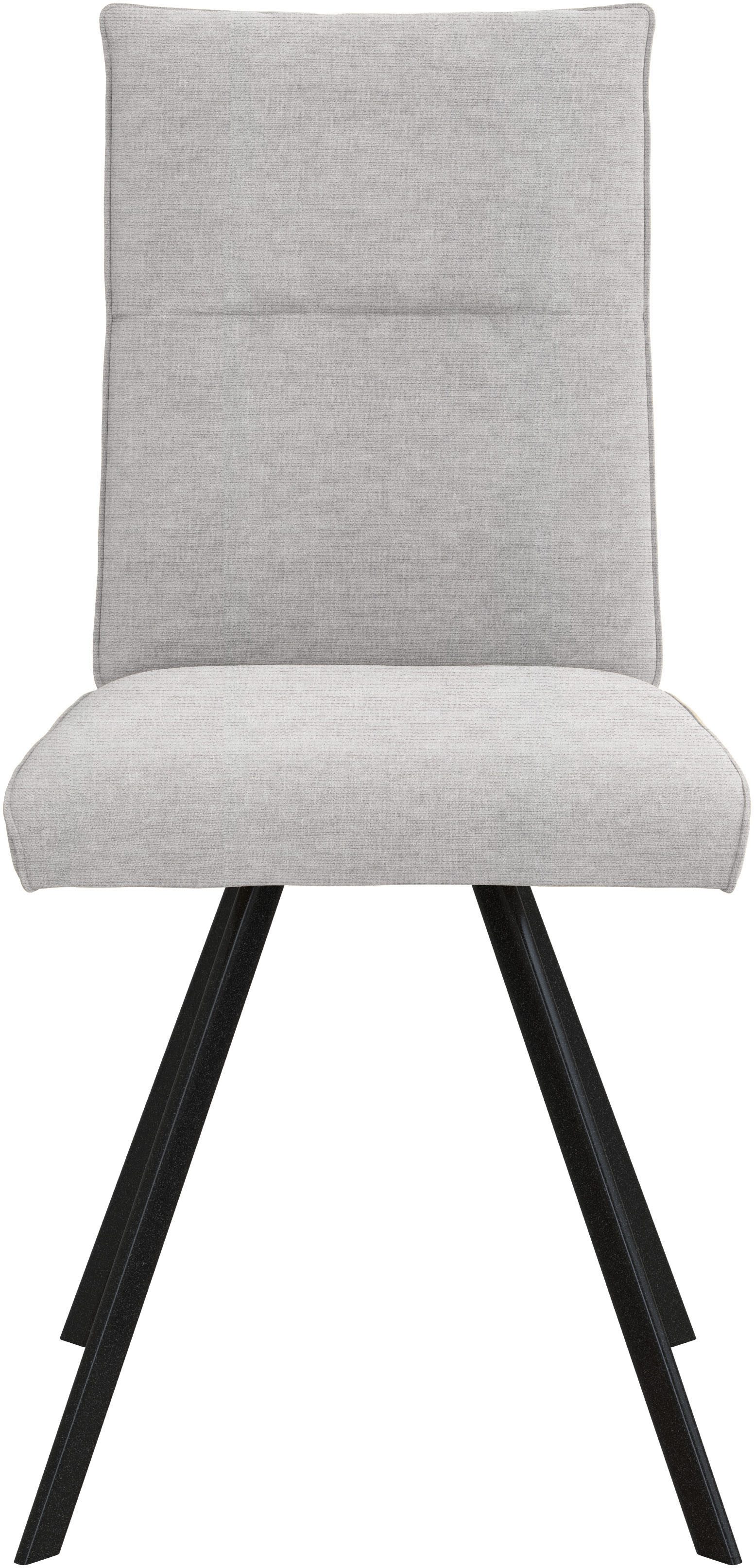 Home affaire Eethoek Sava Hoekbank met nosagvering in de zitting, massief eiken tafel (set, 4-delig)