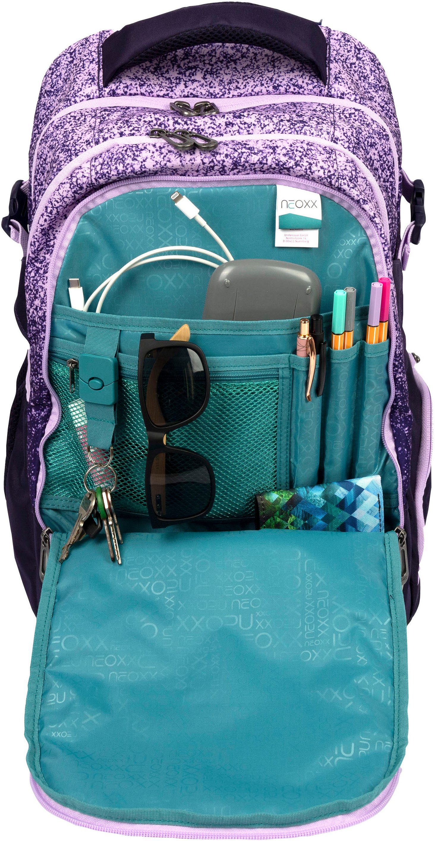 neoxx Schoolrugzak Active Pro, Glitterally perfect