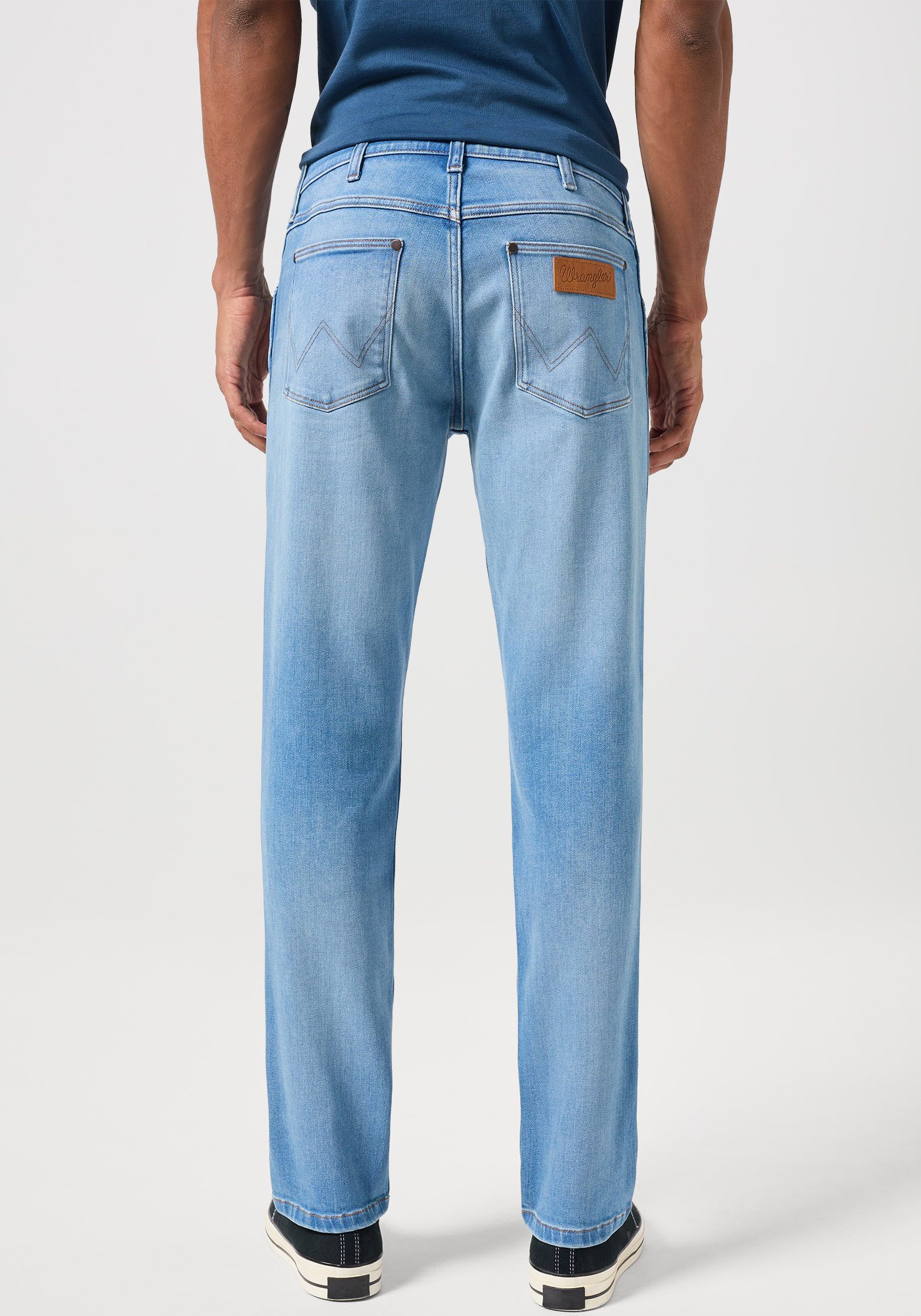 Wrangler Straight jeans GREENSBORO FREE TO STRETCH Vrij om te rekken materiaal
