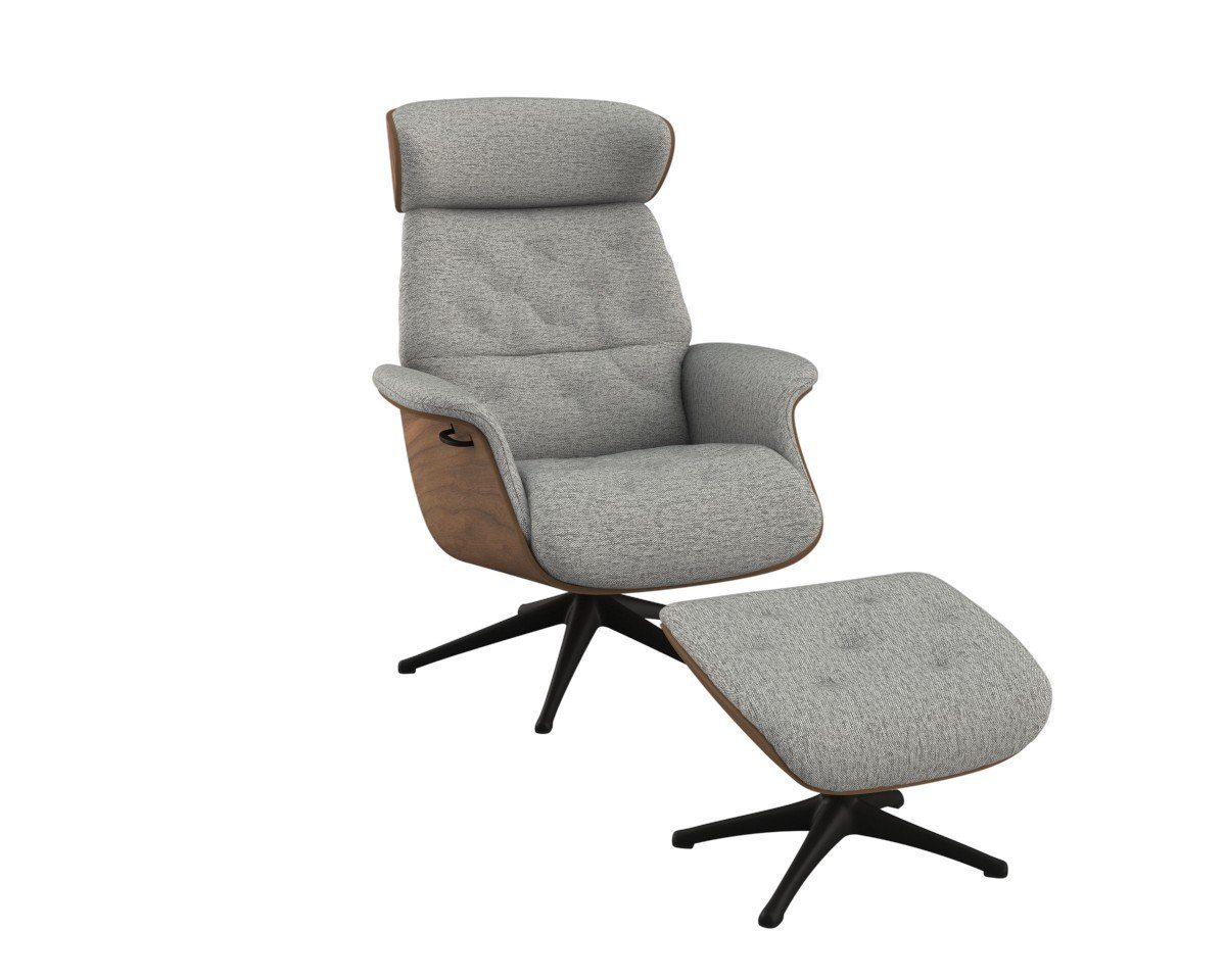 FLEXLUX Relaxfauteuil Volden, functionele stoel, gestoffeerde stoel, armleuningen, TV-fauteuil