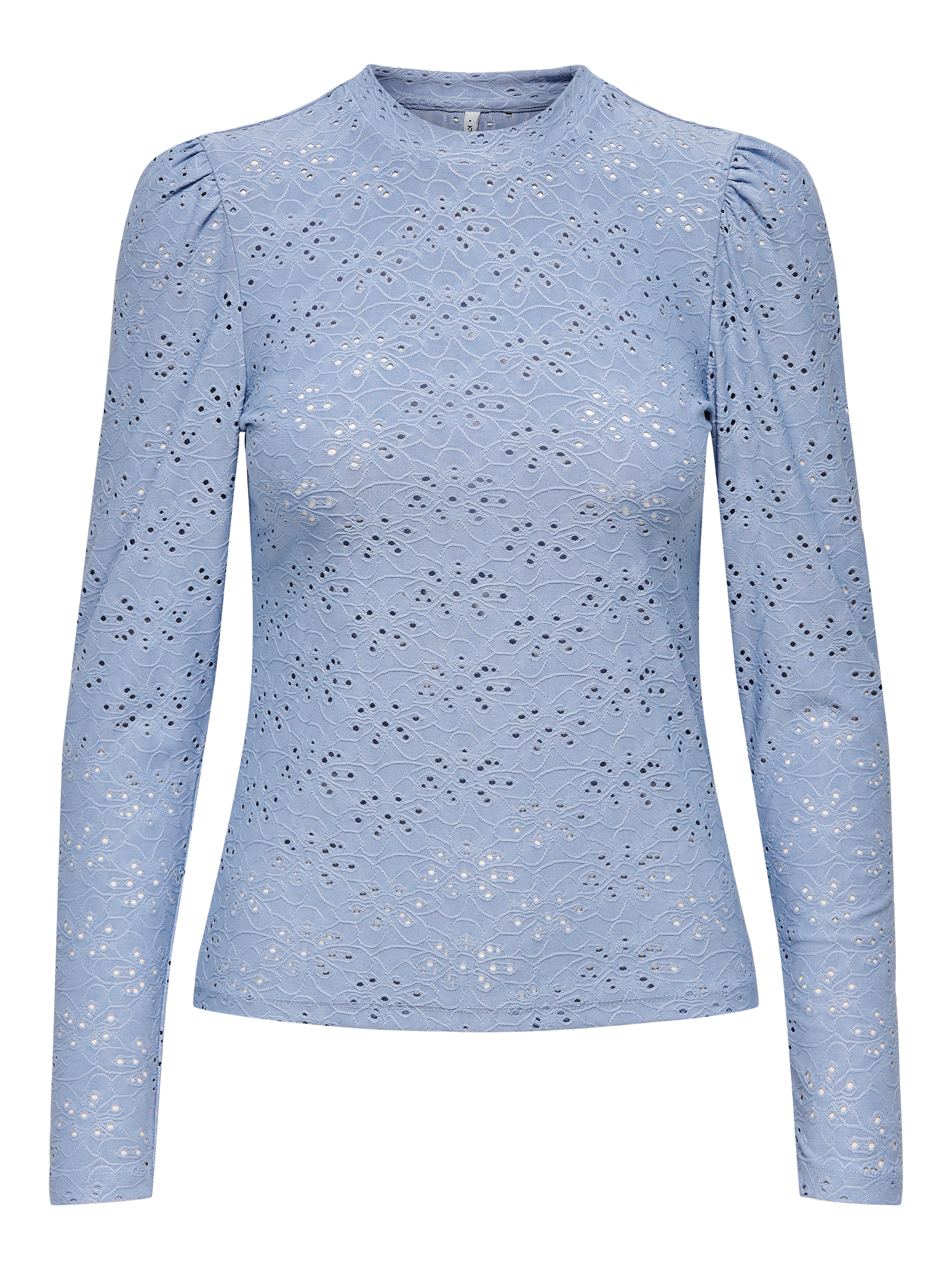 Only Shirt met lange mouwen ONLSMILLA L/S PUFF TOP JRS