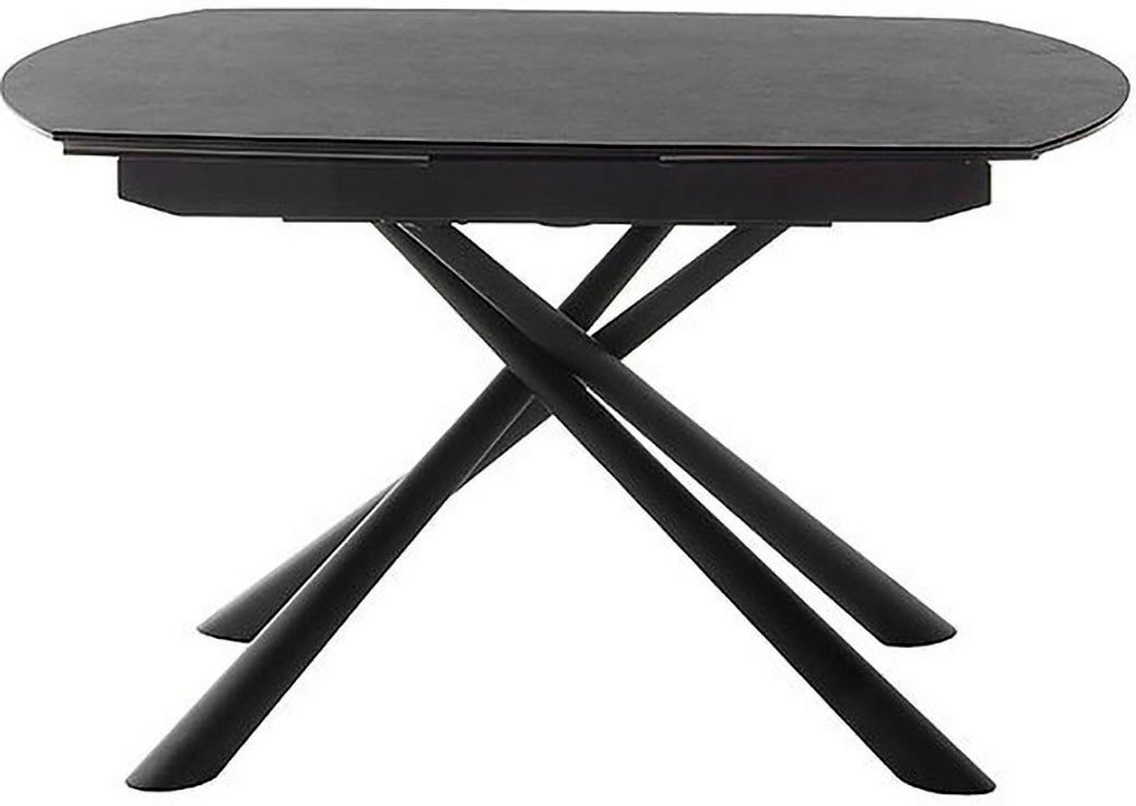 MCA furniture Eettafel NICOSIA vierpoot tafel 130-190 cm Keramiek, metaal, rotatieschuif, uittrekbaar, tafelblad 11 mm